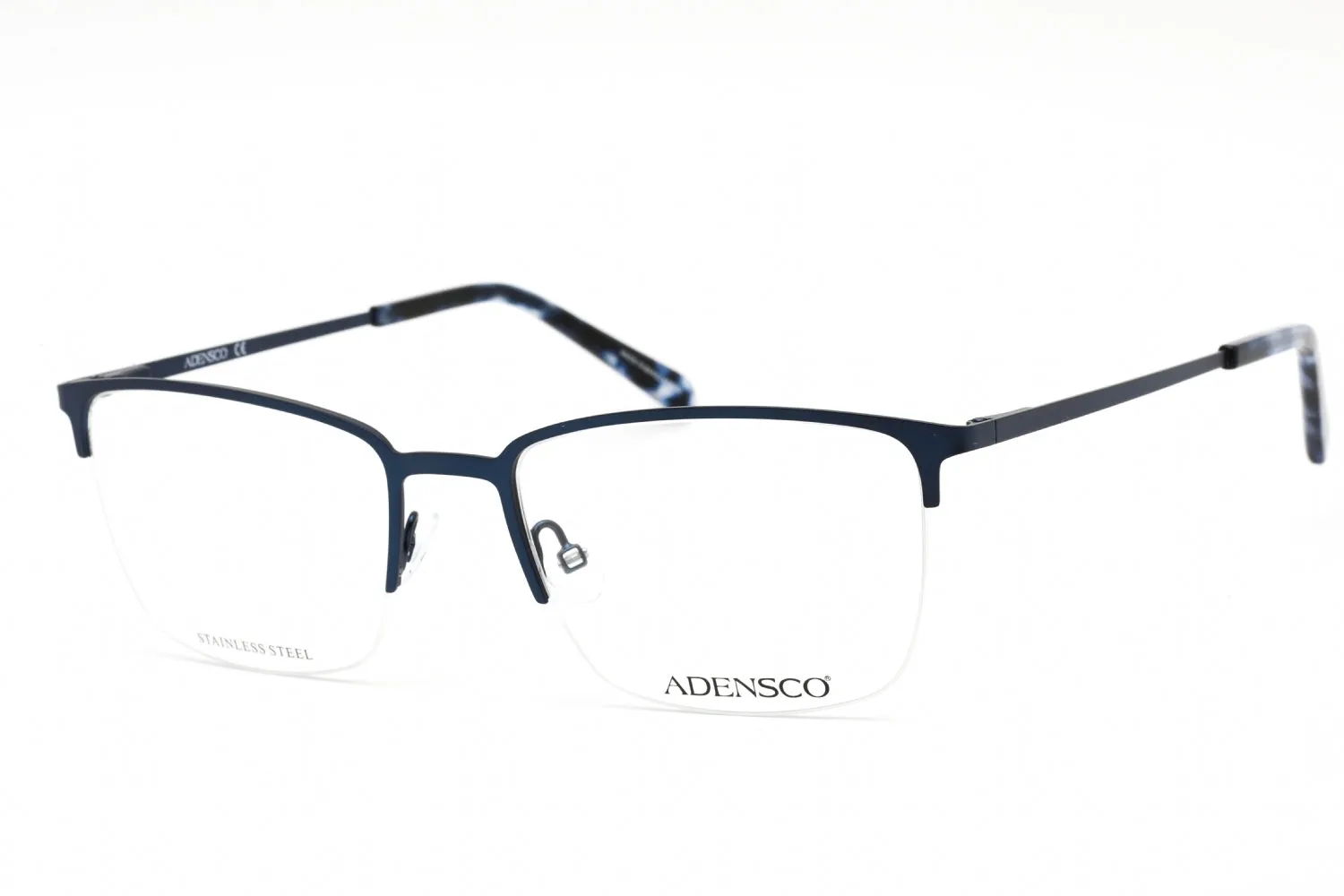 Adensco  AD 136 Eyeglasses MATTE BLUE / clear demo lens