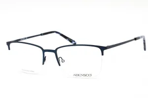 Adensco  AD 136 Eyeglasses MATTE BLUE / clear demo lens