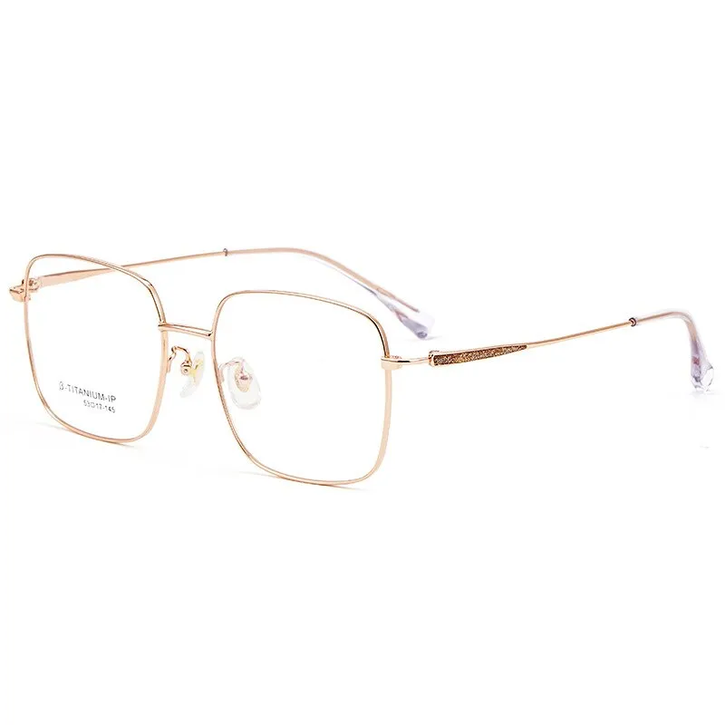 Aissuarvey Oversize Square Full Rim Titanium Frame Unisex Eyeglasses Z17004
