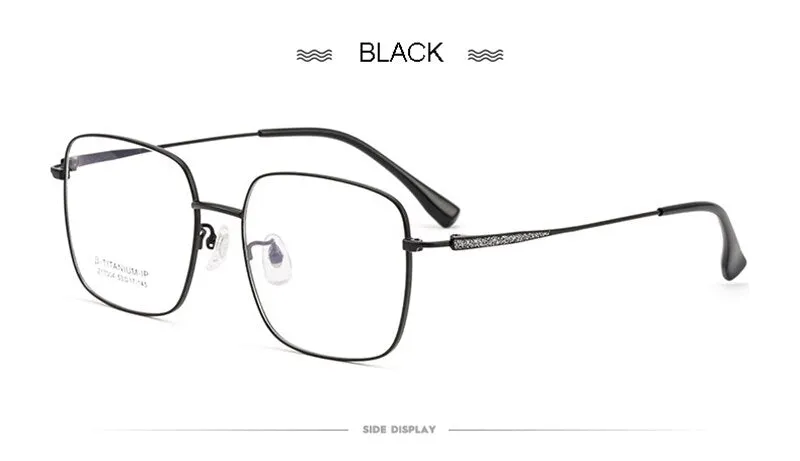 Aissuarvey Oversize Square Full Rim Titanium Frame Unisex Eyeglasses Z17004