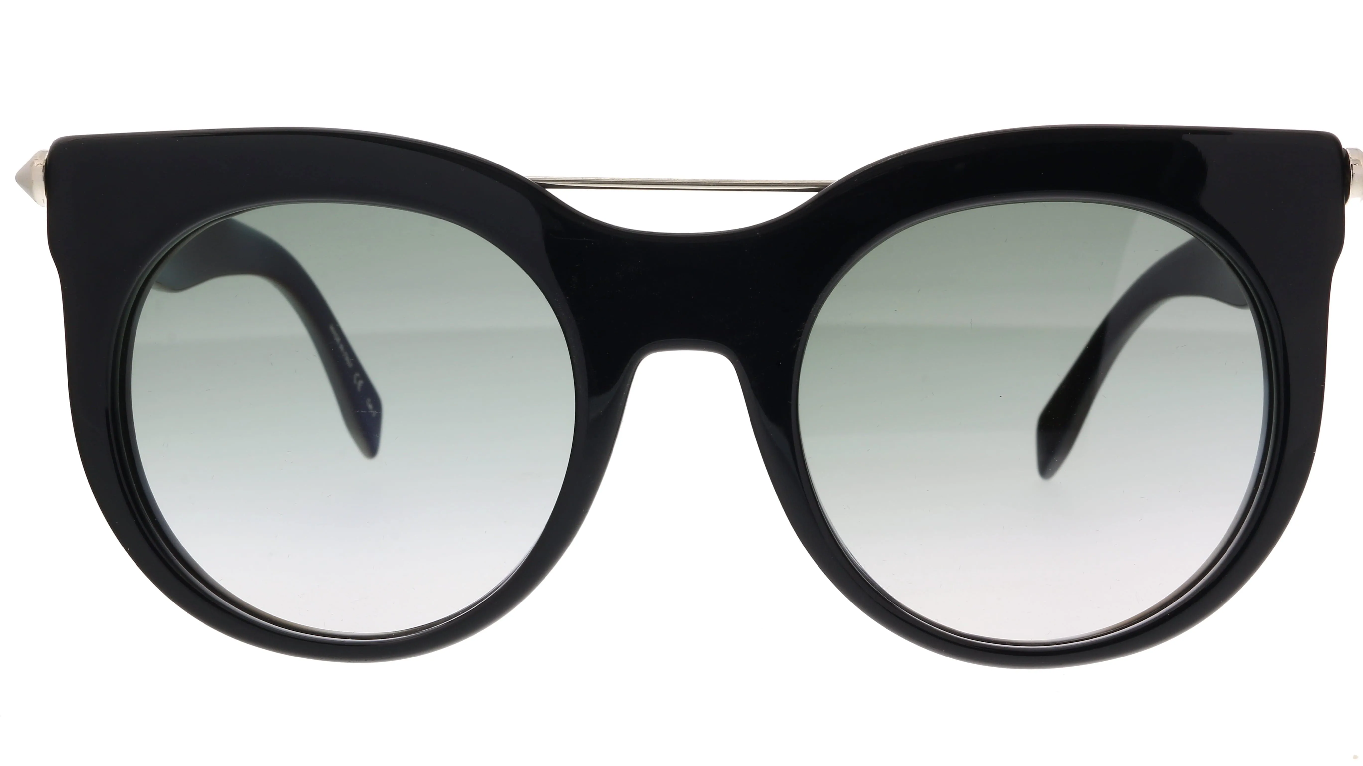 Alexander McQueen AM0001S 001  Black  Round Sunglasses