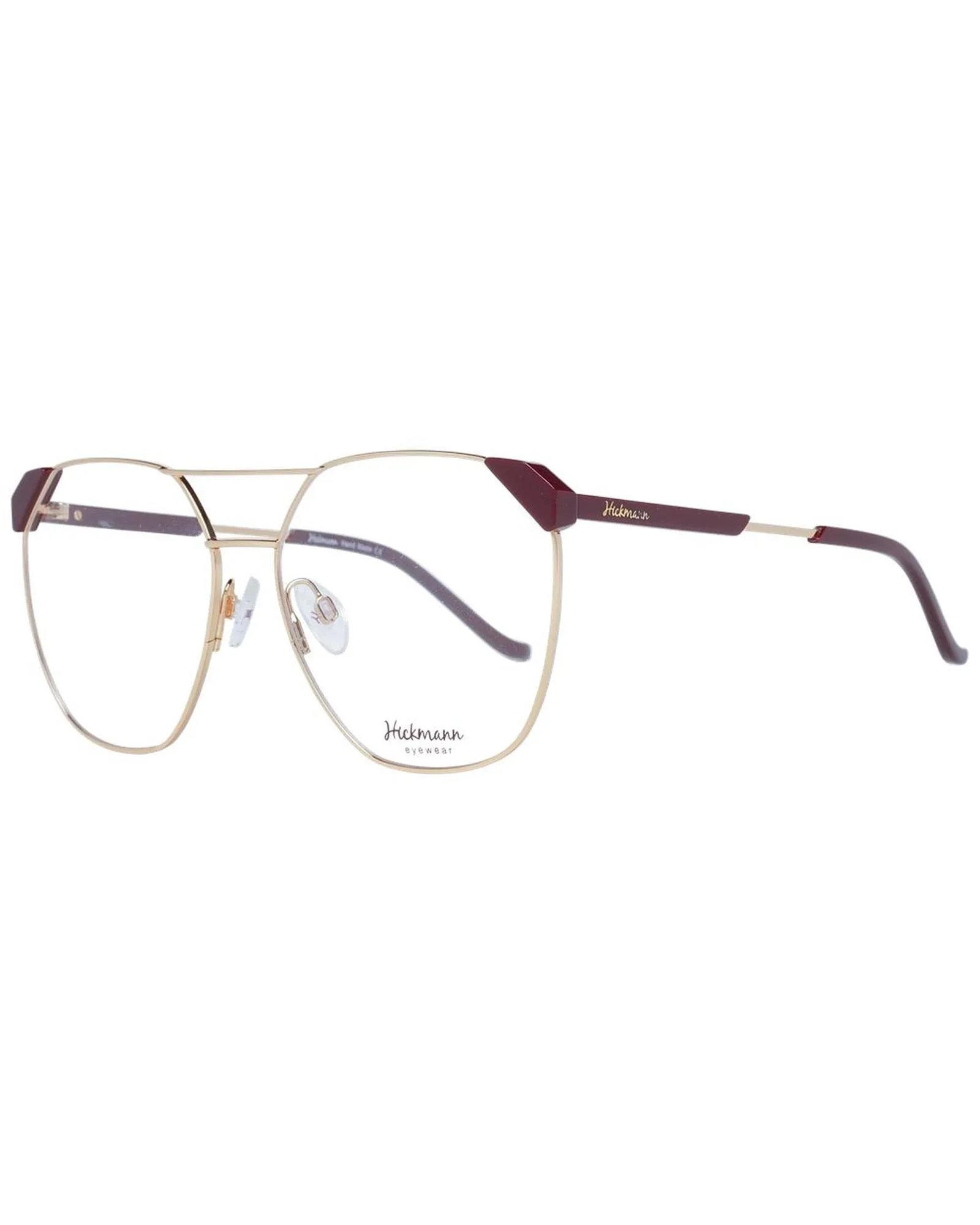 Ana Hickmann Aviator eyeglasses Gold  Burgundy model