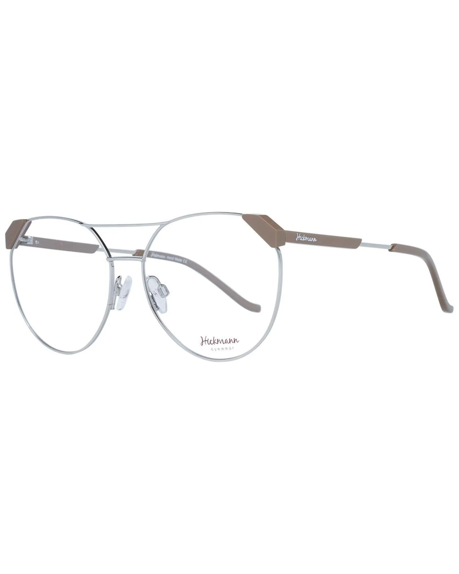 Ana Hickmann Hickmann 7212 SilverBeige Eyeglasses