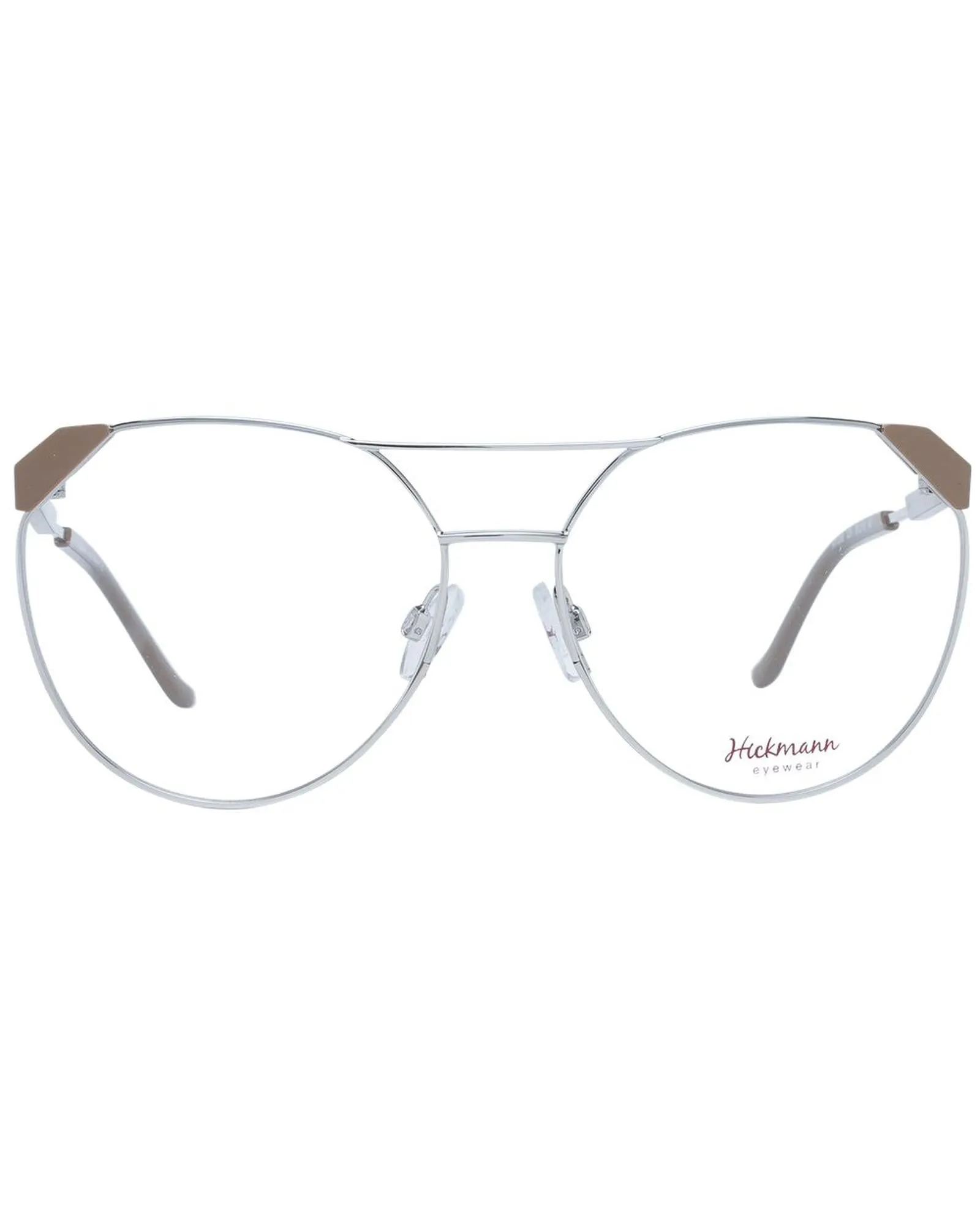Ana Hickmann Hickmann 7212 SilverBeige Eyeglasses