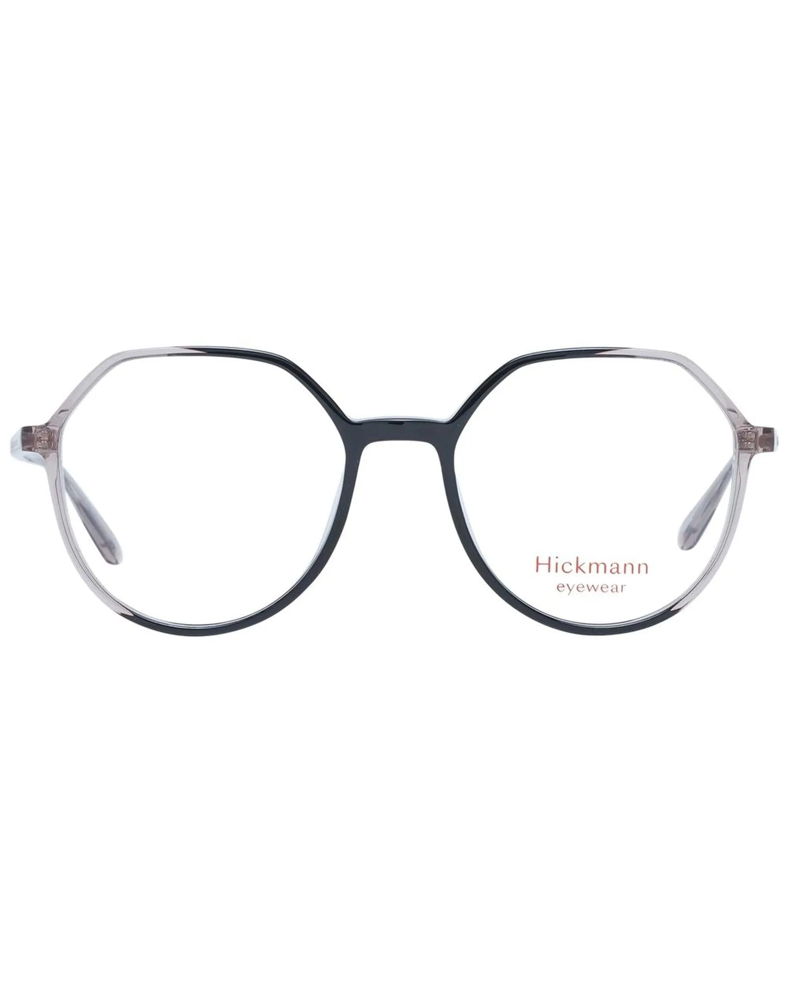 Ana Hickmann Octagon Eyeglasses  Black and Grey