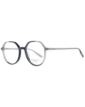 Ana Hickmann Octagon Eyeglasses  Black and Grey