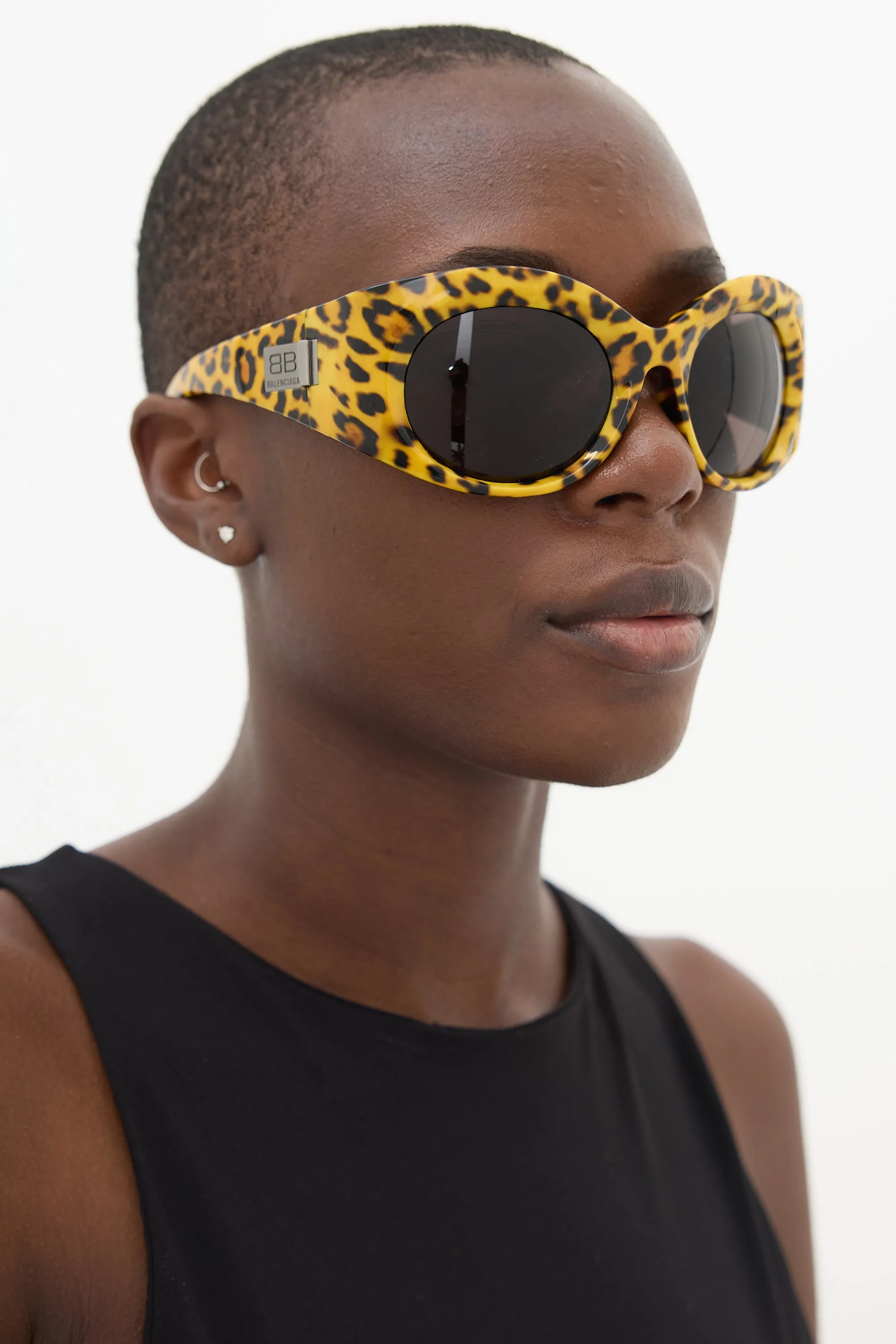 BB0189S 004 Oversized Sunglasses
