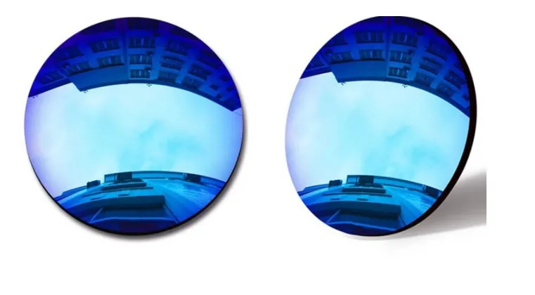 BCLEAR 1.49 Index Mirror Reflective Polarized Myopic Lenses Color Blue
