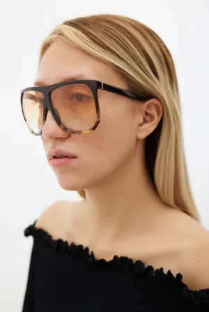 Black & Brown Pattern Filipa Sunglasses