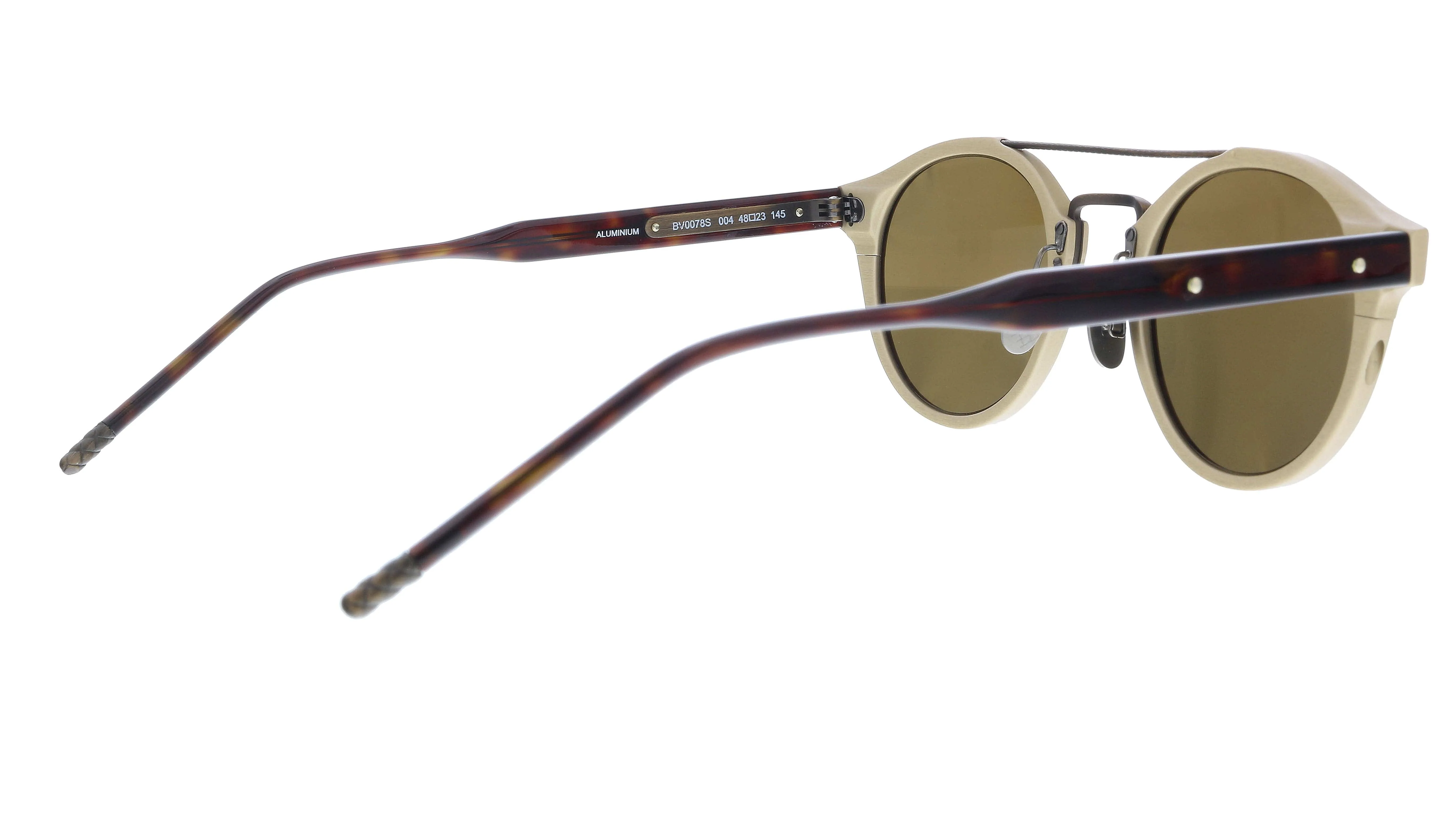 Bottega Veneta BV0078S-004  Havana  Round Sunglasses