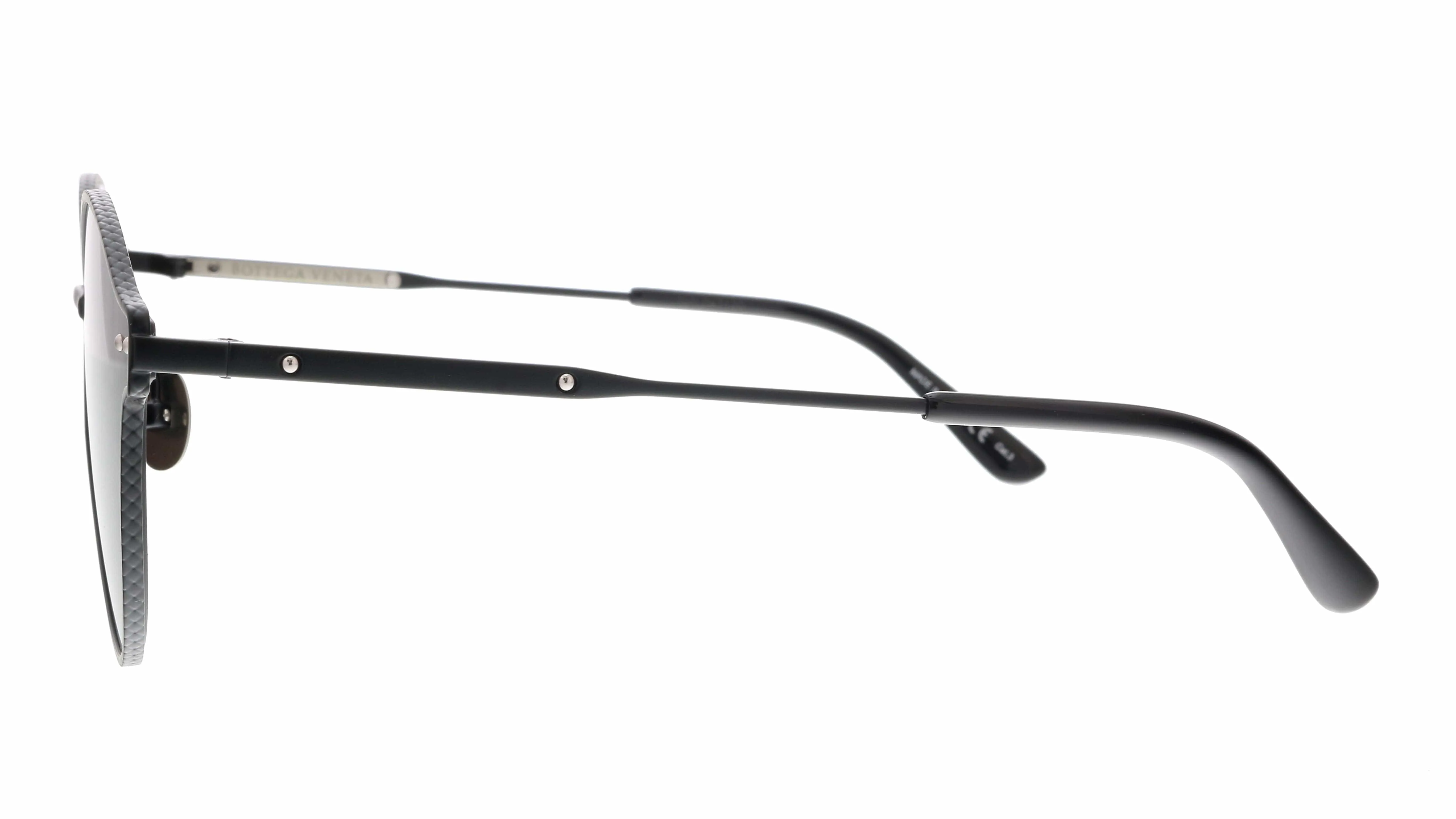 Bottega Veneta BV0139S-001  Black  Round Sunglasses
