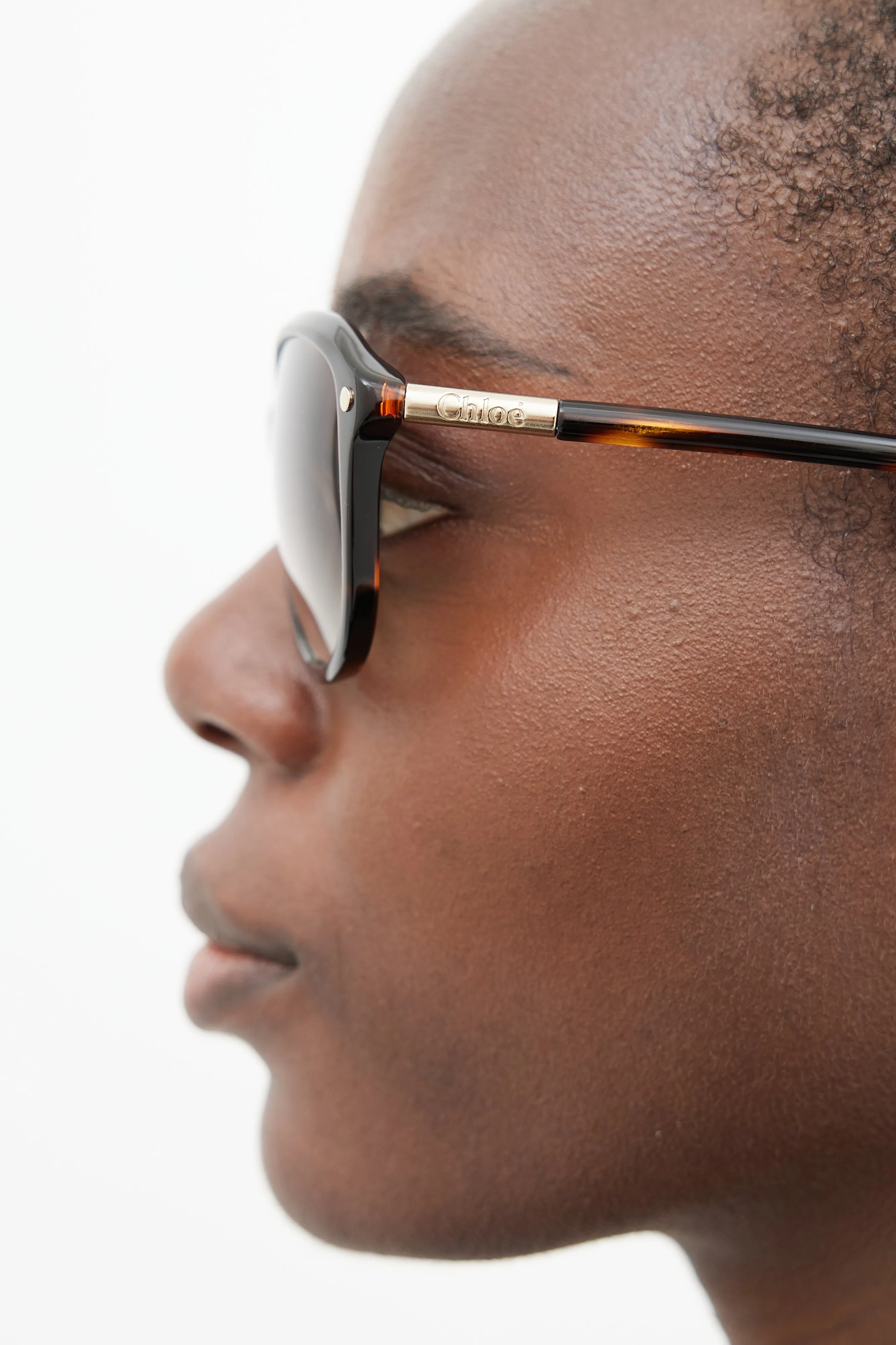 Brown CL2253 Oversized Square Sunglasses