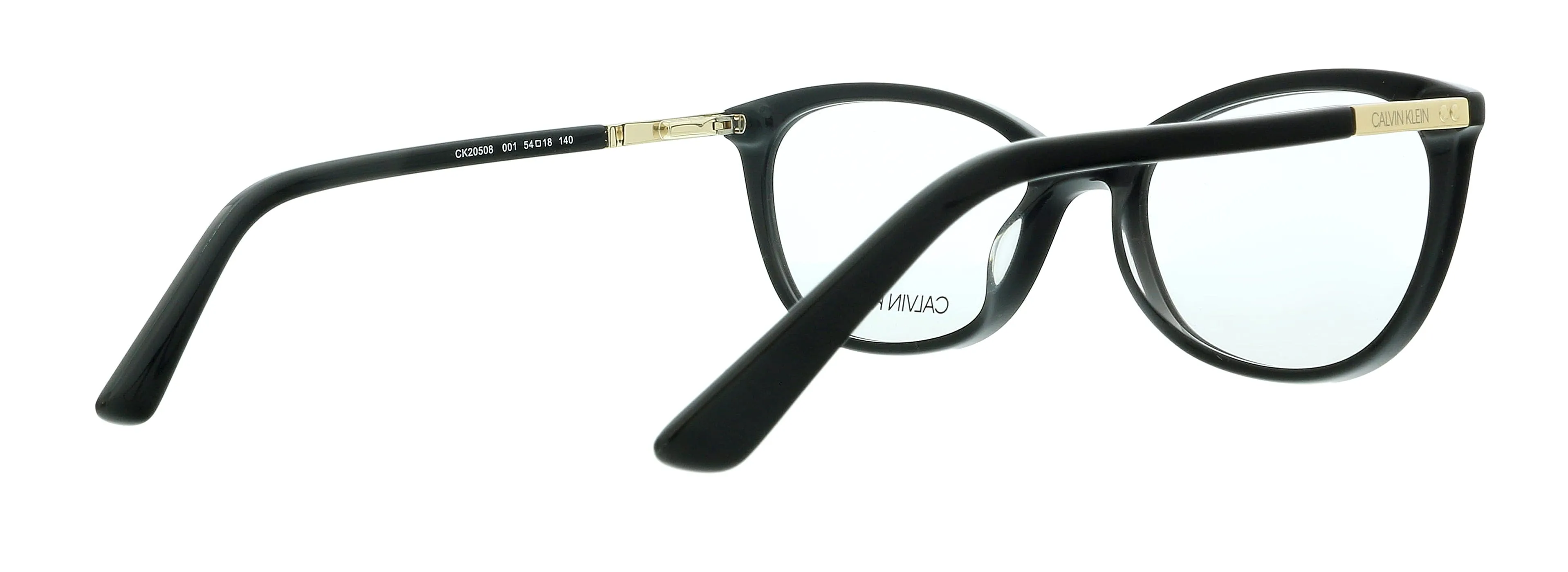 Calvin Klein CK20508 001 Black Modified Rectangle Eyeglasses