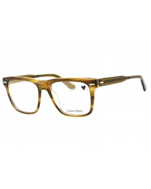 Calvin Klein  CK5889 Square Eyeglasses Havana