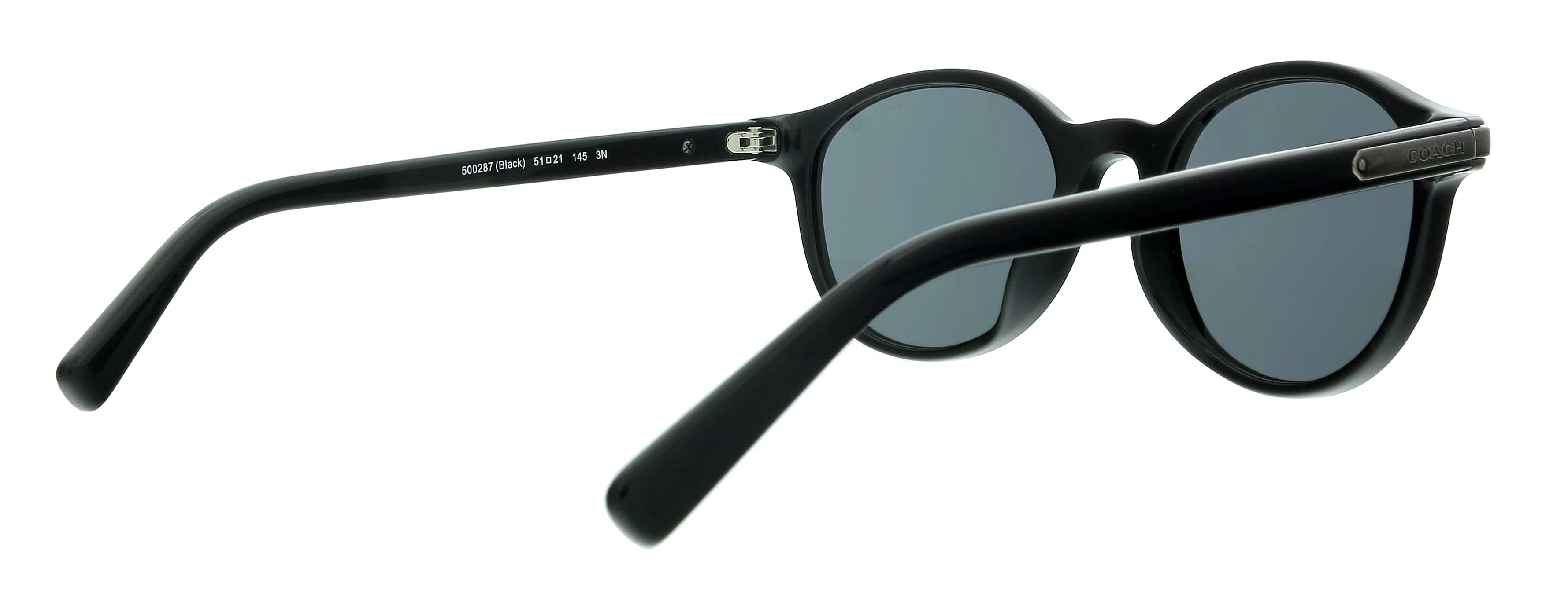 Coach 0HC8312U 500287 Black Round Sunglasses