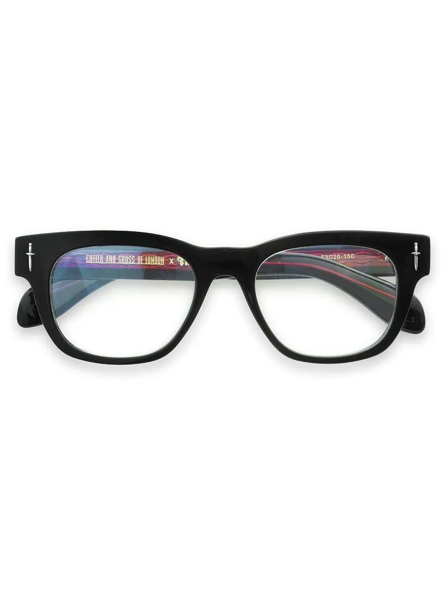 Crossbones Black eyeglasses
