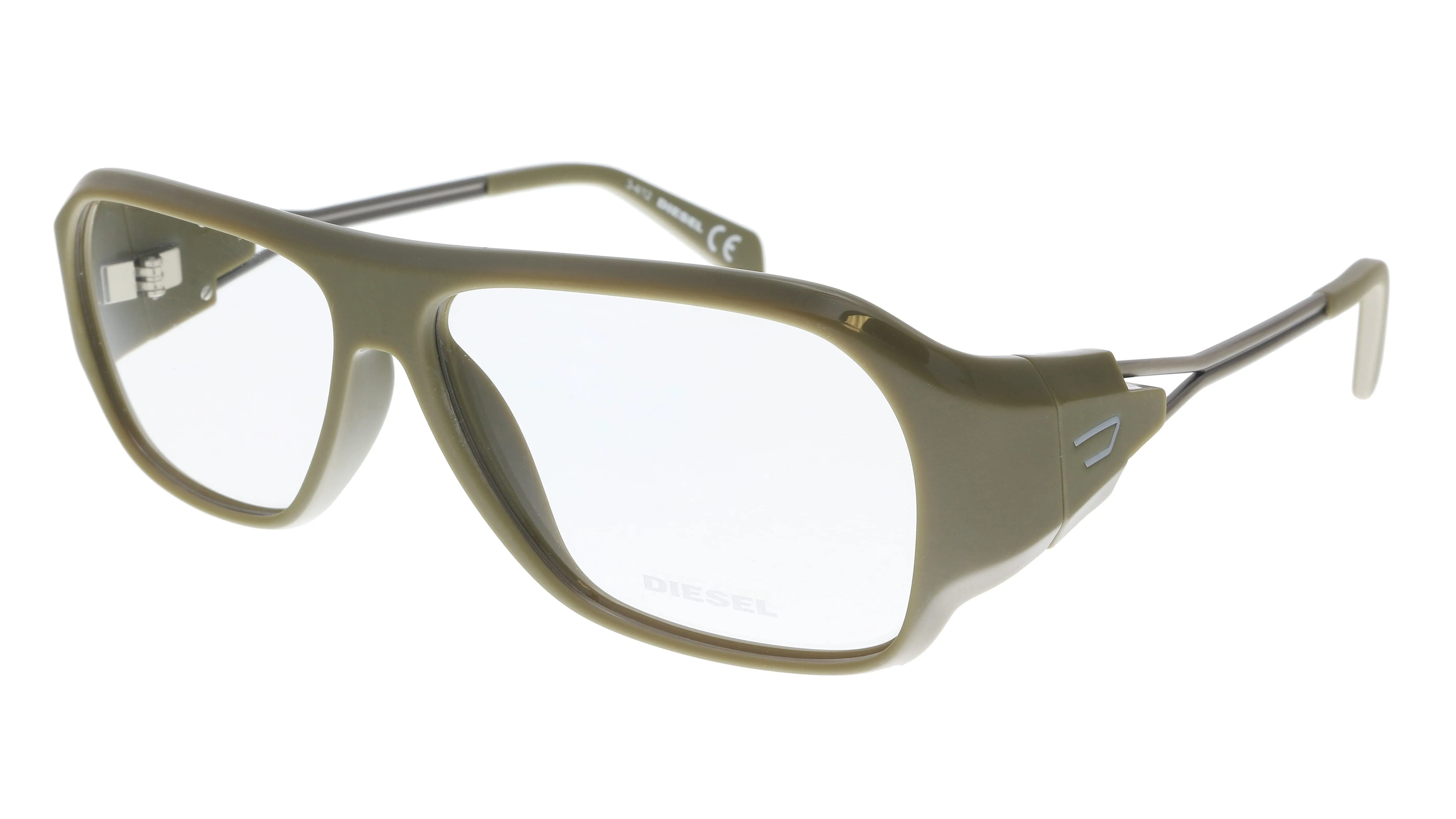 Diesel DL5052 098 Green Modified Rectangle Optical Frames