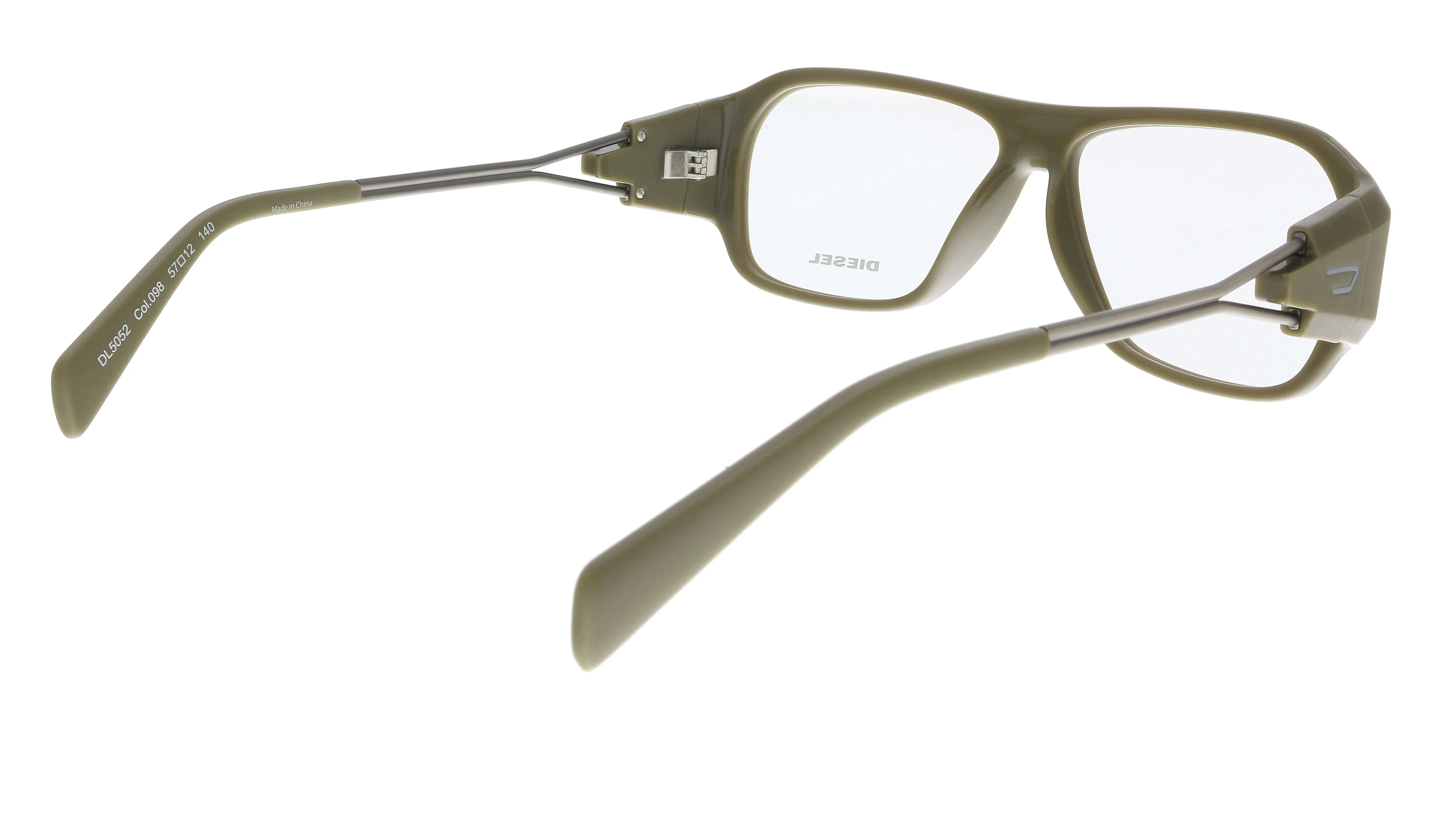 Diesel DL5052 098 Green Modified Rectangle Optical Frames