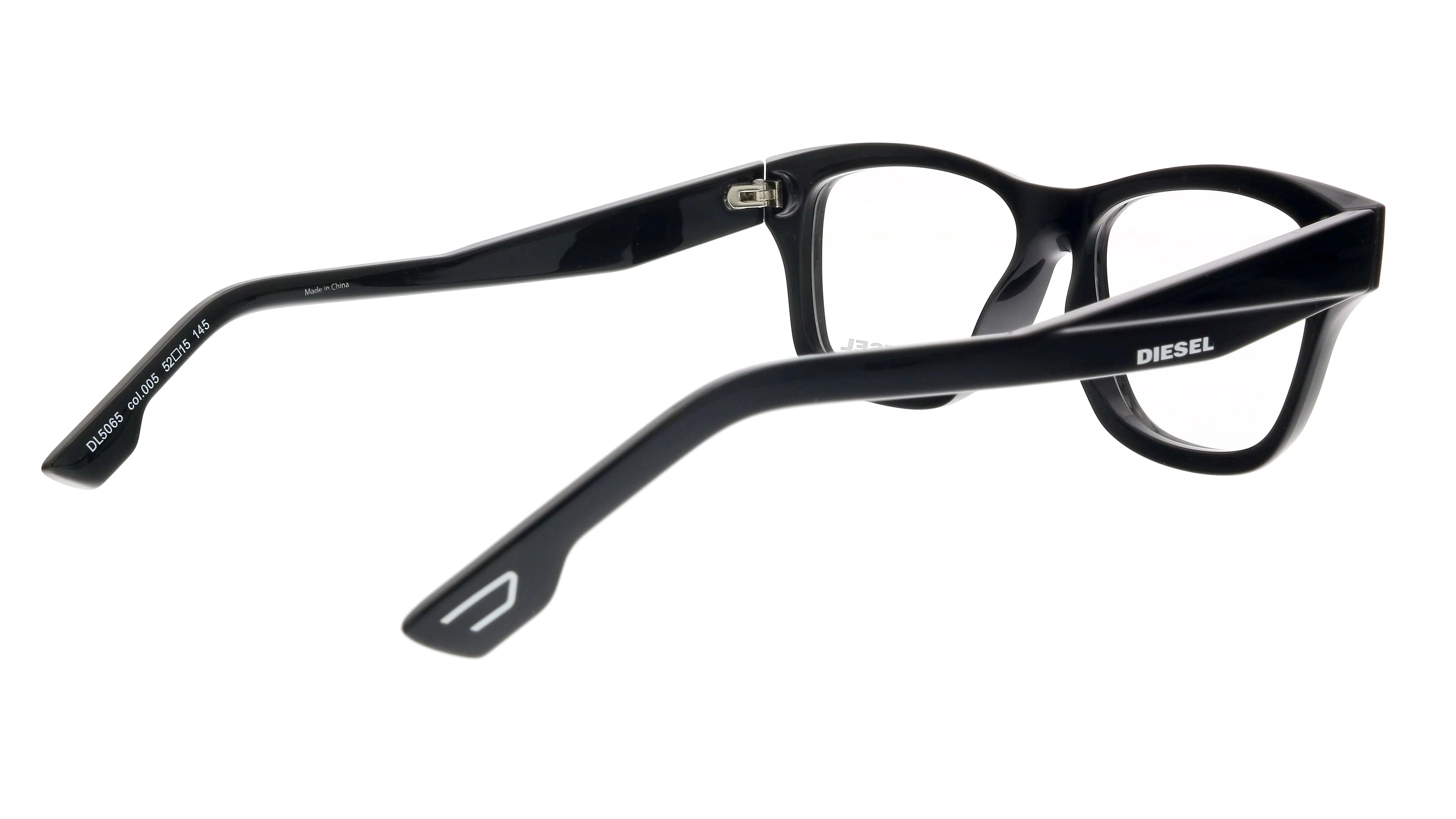 Diesel DL5065 005 Black Modified Rectangle Optical Frames