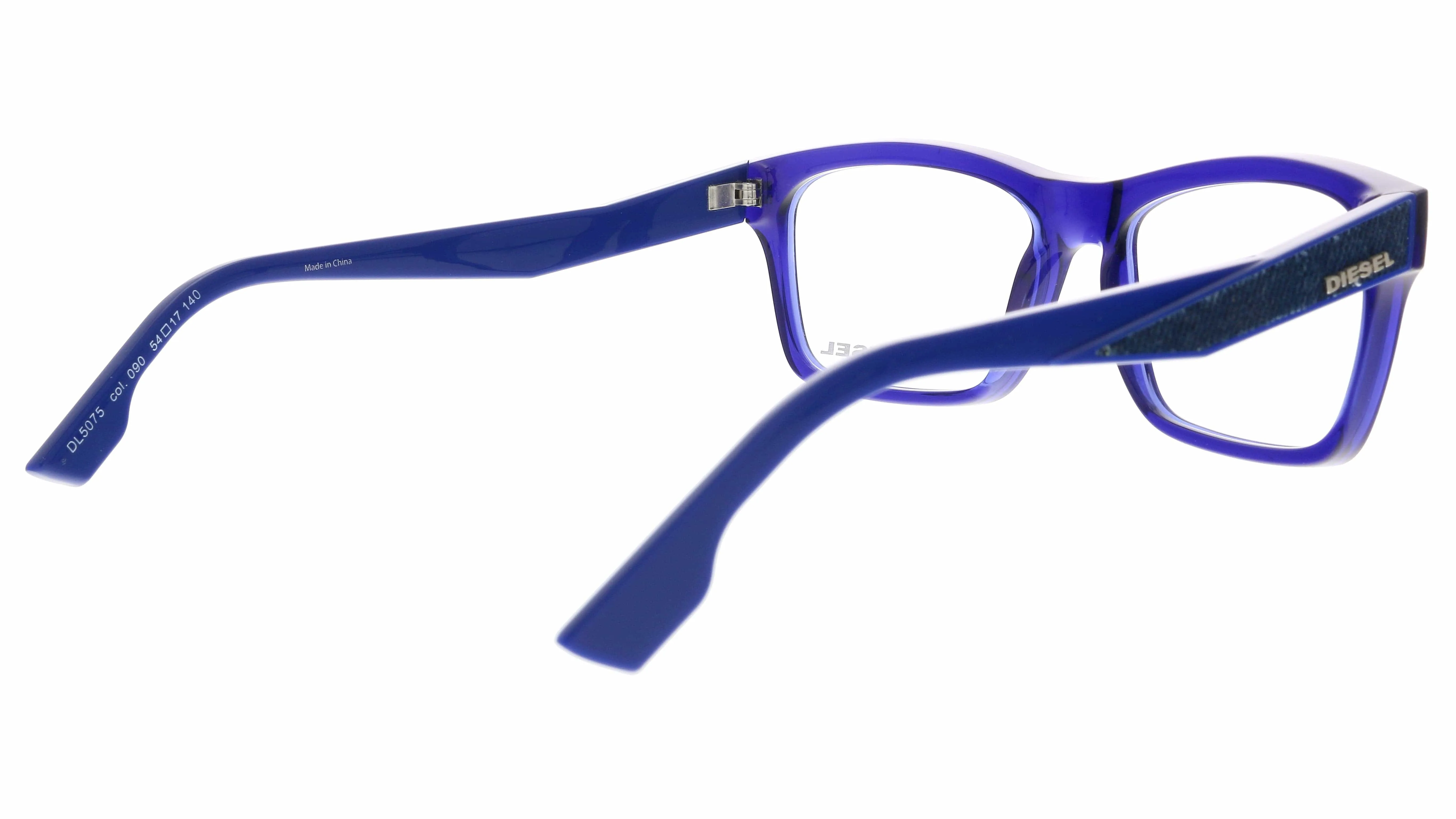 Diesel DL5075 090 Blue Rectangle Optical Frames