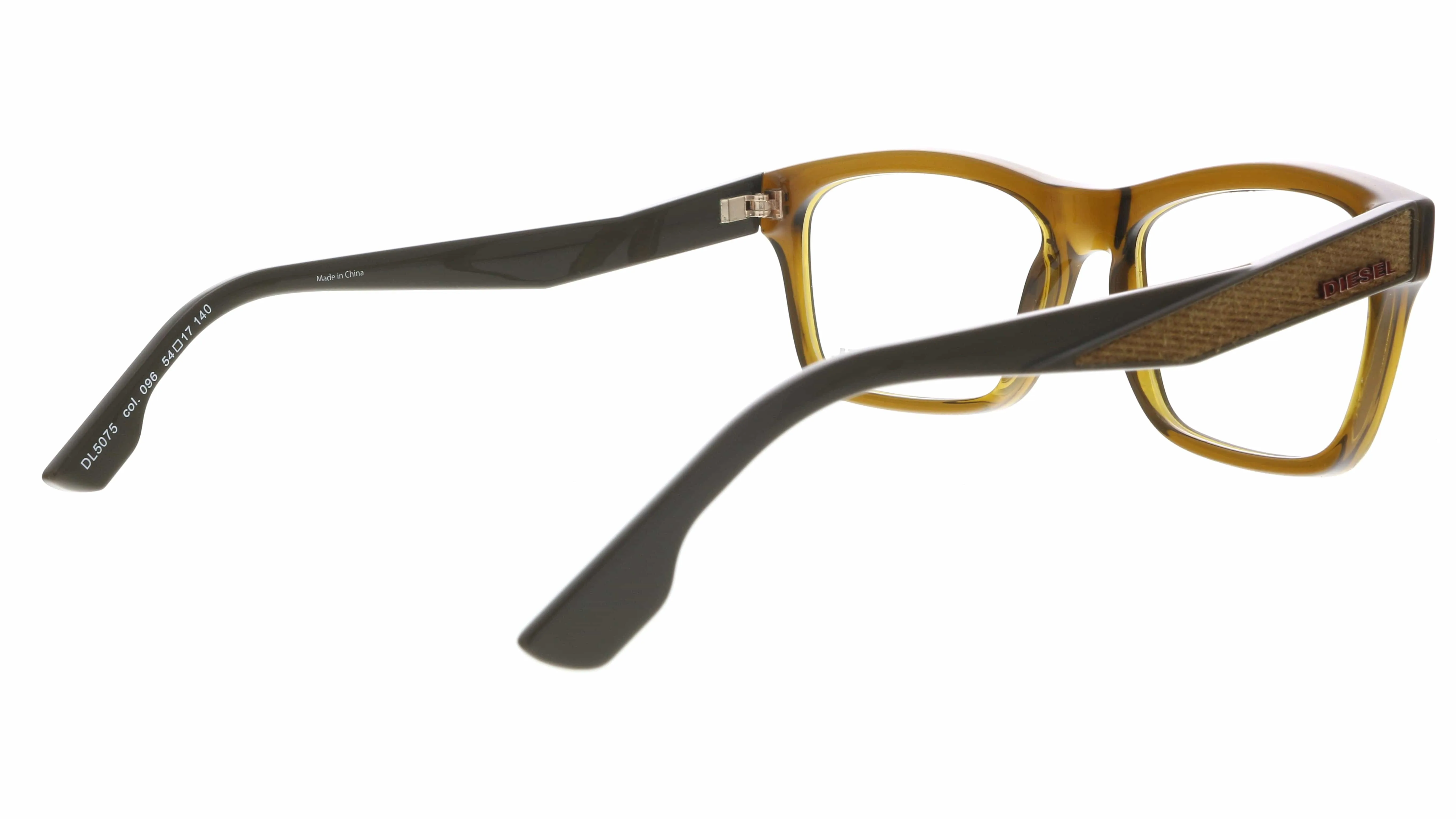 Diesel DL5075 096 Brown Rectangle Optical Frames
