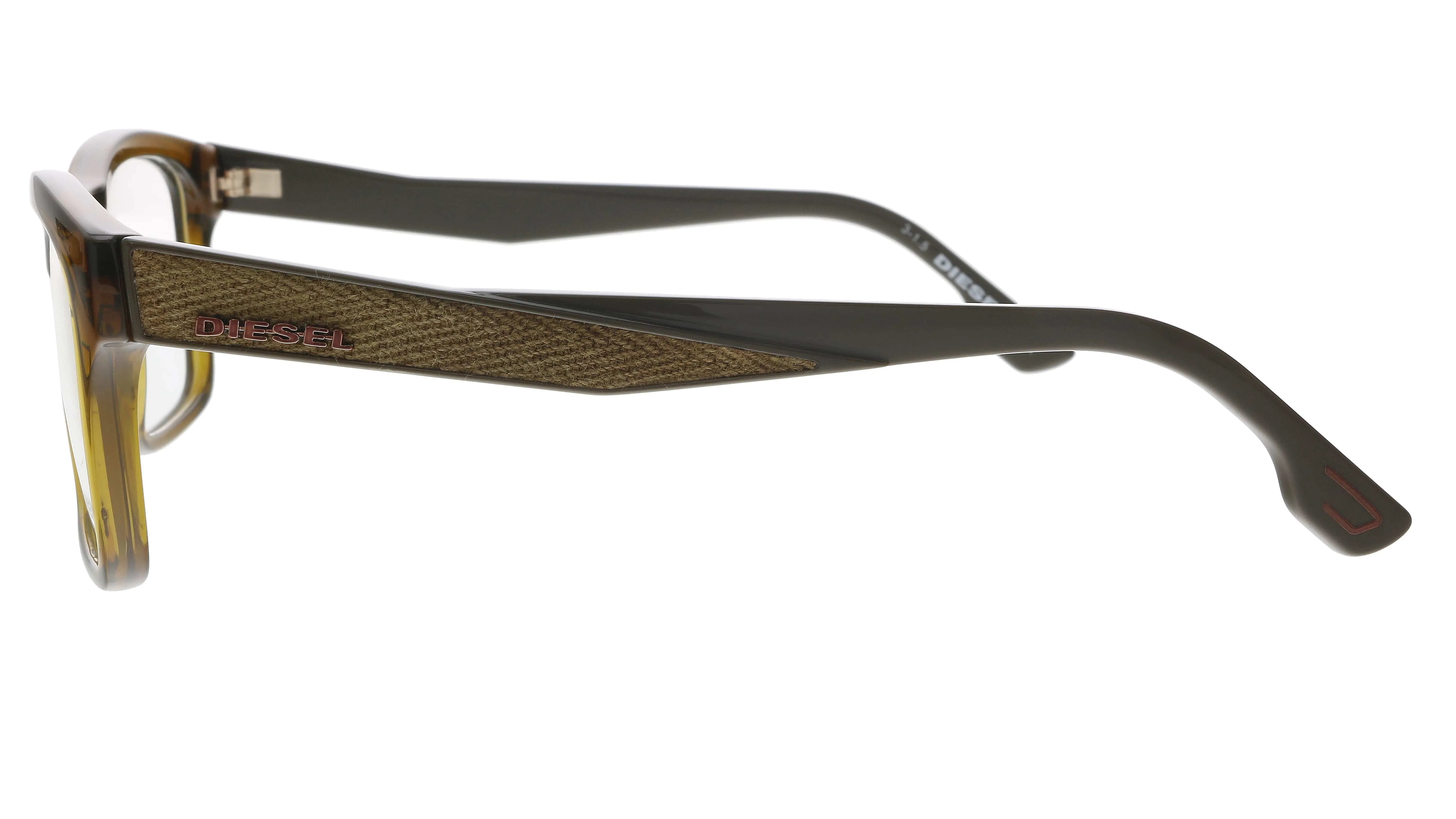 Diesel DL5075 096 Brown Rectangle Optical Frames