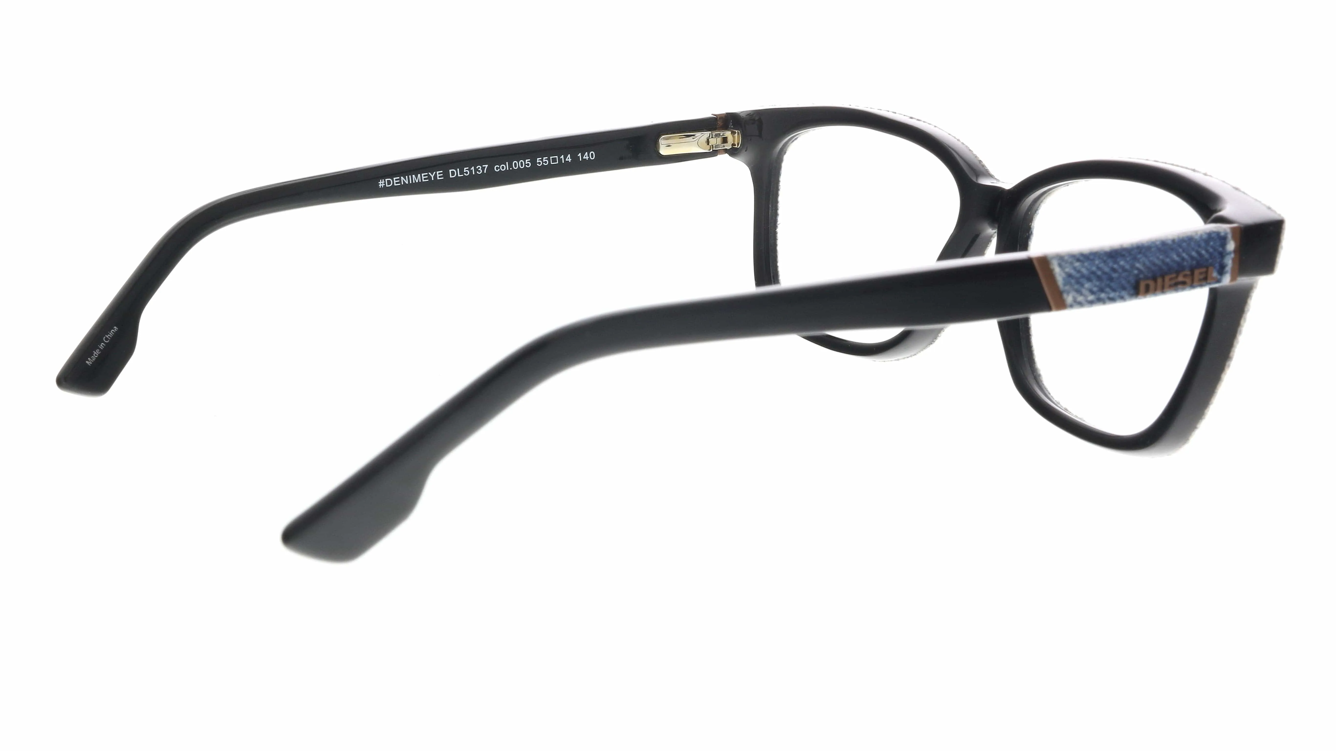 Diesel DL5137 005 Blue Modified Rectangle Optical Frames