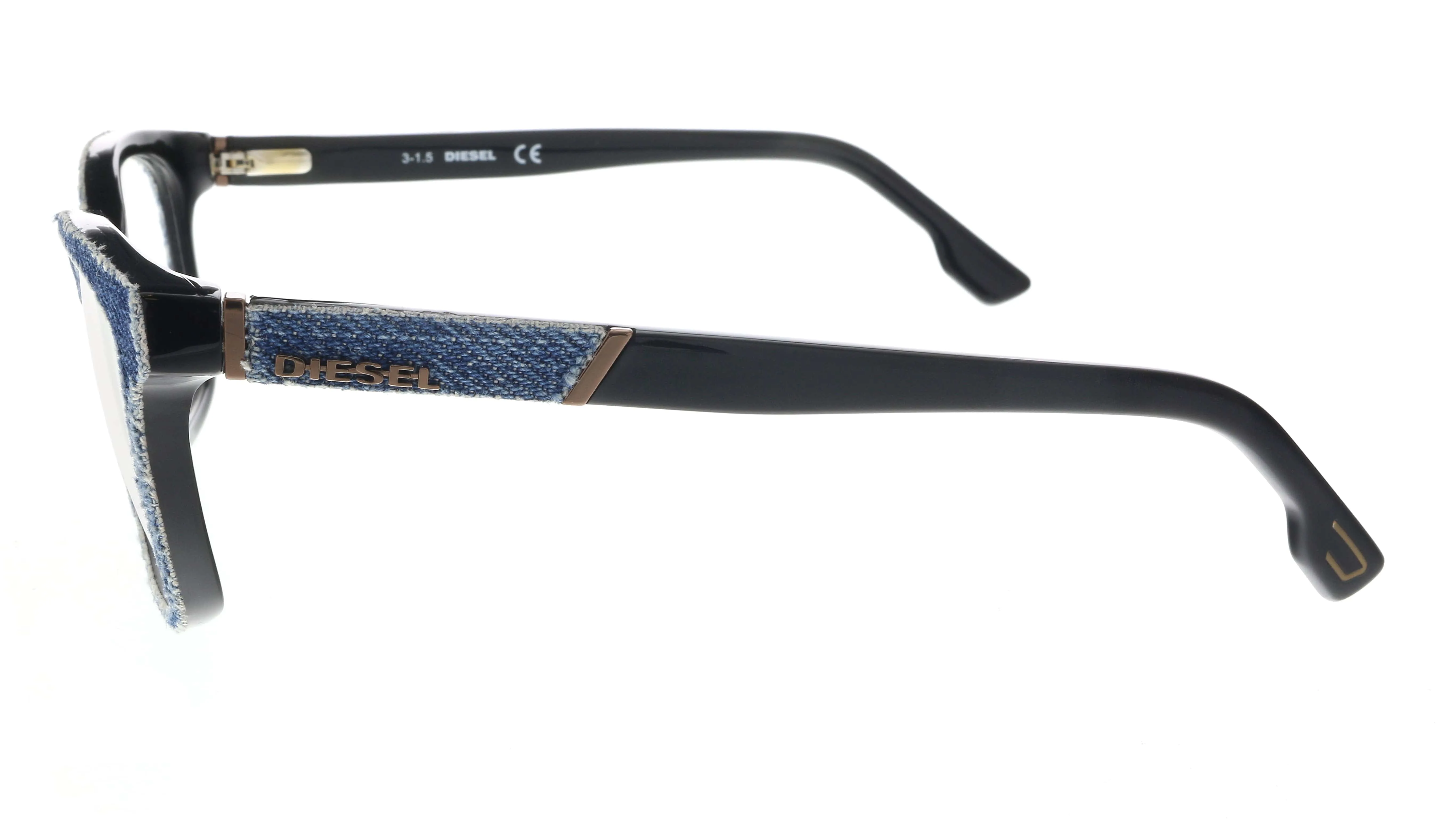 Diesel DL5137 005 Blue Modified Rectangle Optical Frames