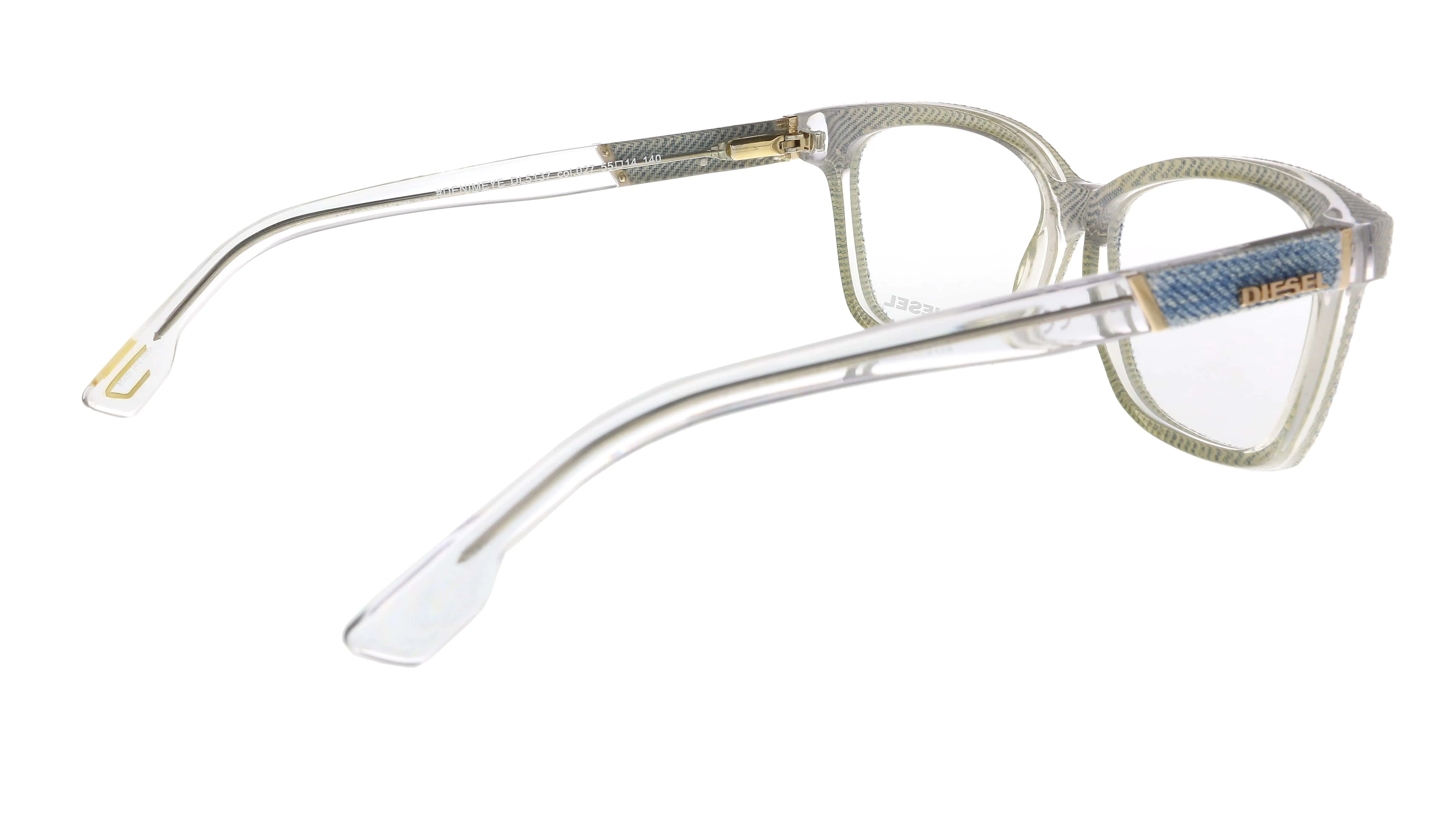 Diesel DL5137 027 Blue Modified Rectangle Optical Frames