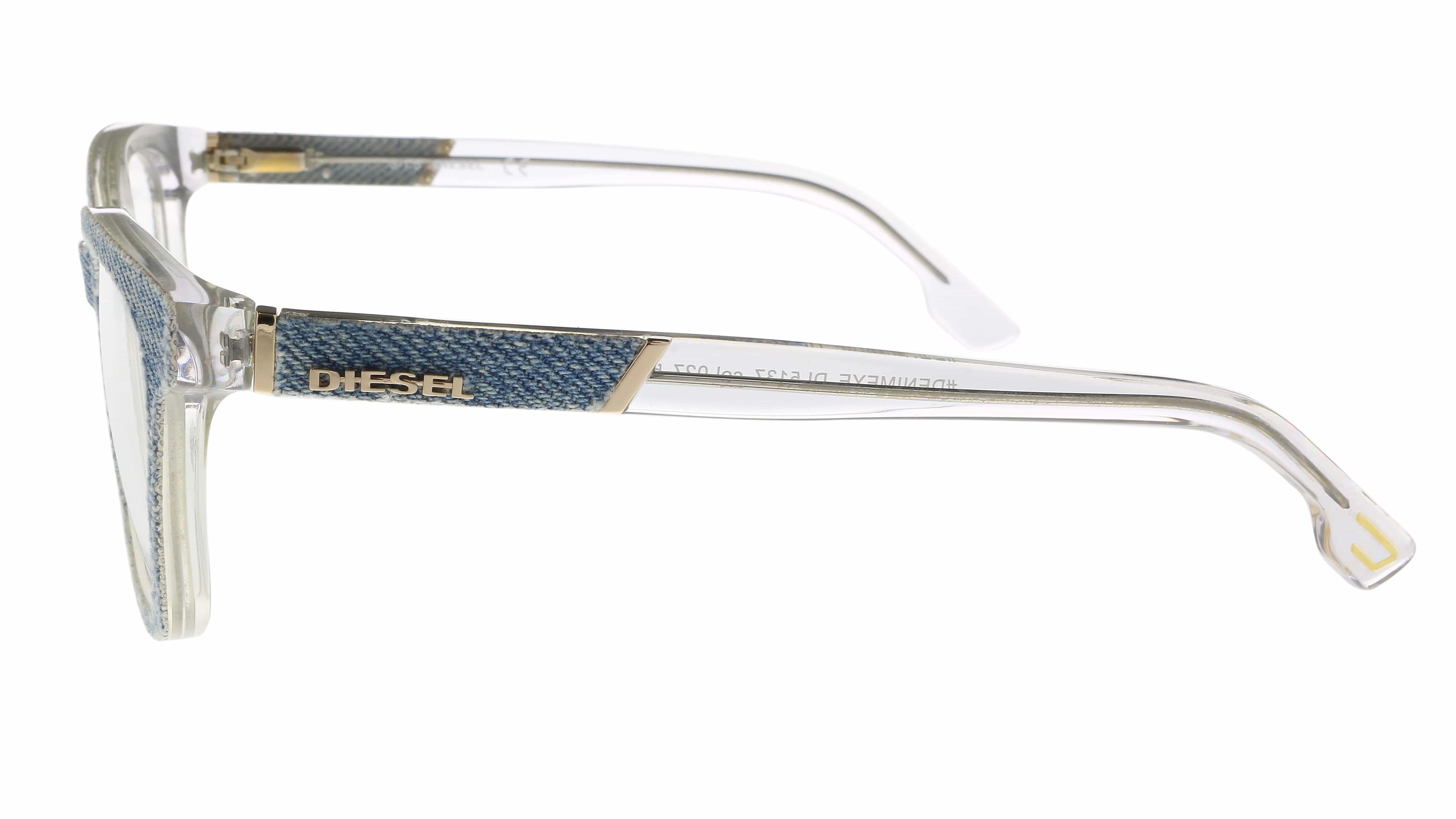 Diesel DL5137 027 Blue Modified Rectangle Optical Frames