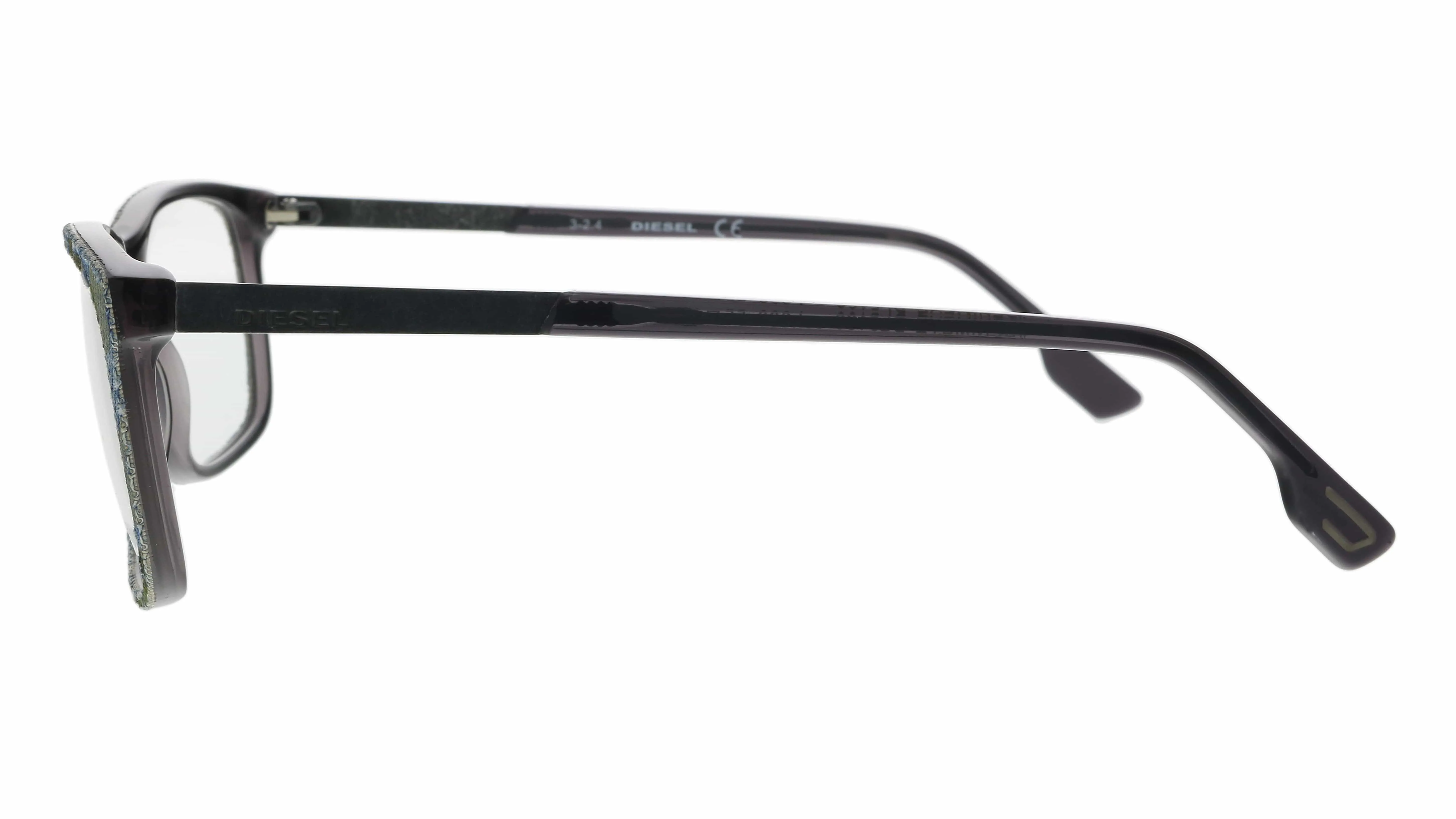 Diesel DL5166 003 Grey Rectangle Optical Frames
