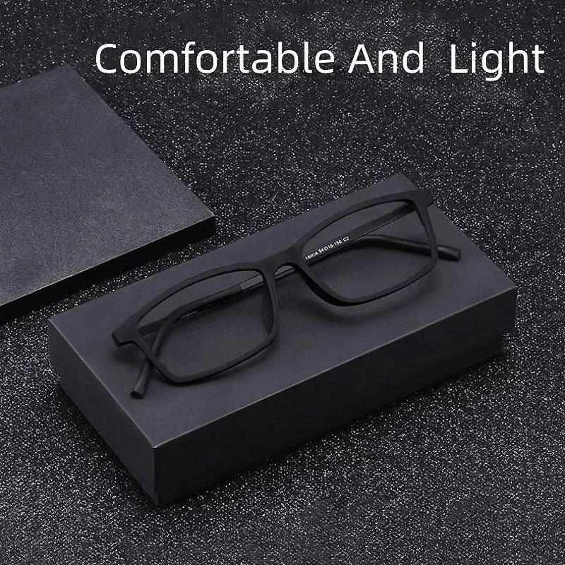 KatKani Unisex Full Rim Square Tr 90 Titanium Eyeglasses 18006