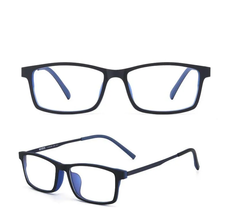 KatKani Unisex Full Rim Square Tr 90 Titanium Eyeglasses 18006