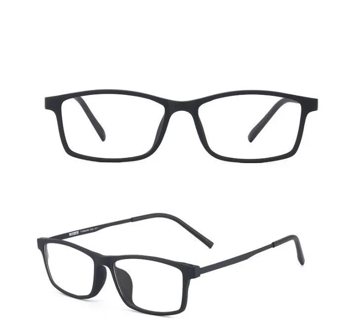 KatKani Unisex Full Rim Square Tr 90 Titanium Eyeglasses 18006