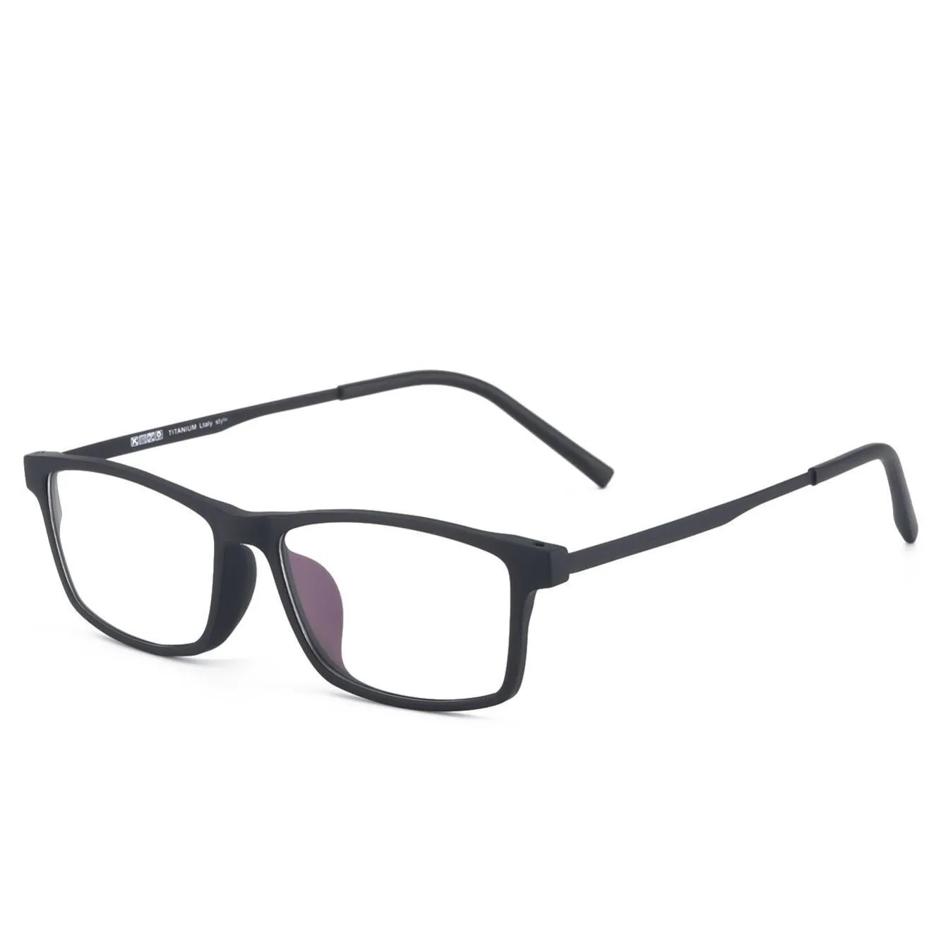 KatKani Unisex Full Rim Square Tr 90 Titanium Eyeglasses 18006