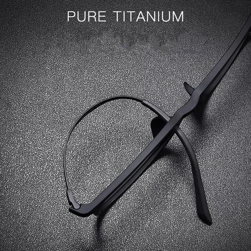 Kocolior Unisex Full Rim Square Titanium Tr 90 Eyeglasses 8808