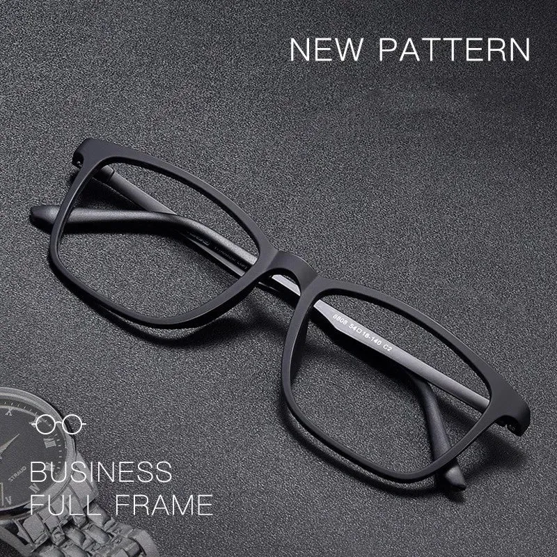 Kocolior Unisex Full Rim Square Titanium Tr 90 Eyeglasses 8808