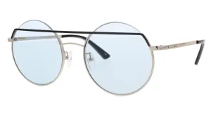 McQ MQ0164S-004 Silver Round Sunglasses