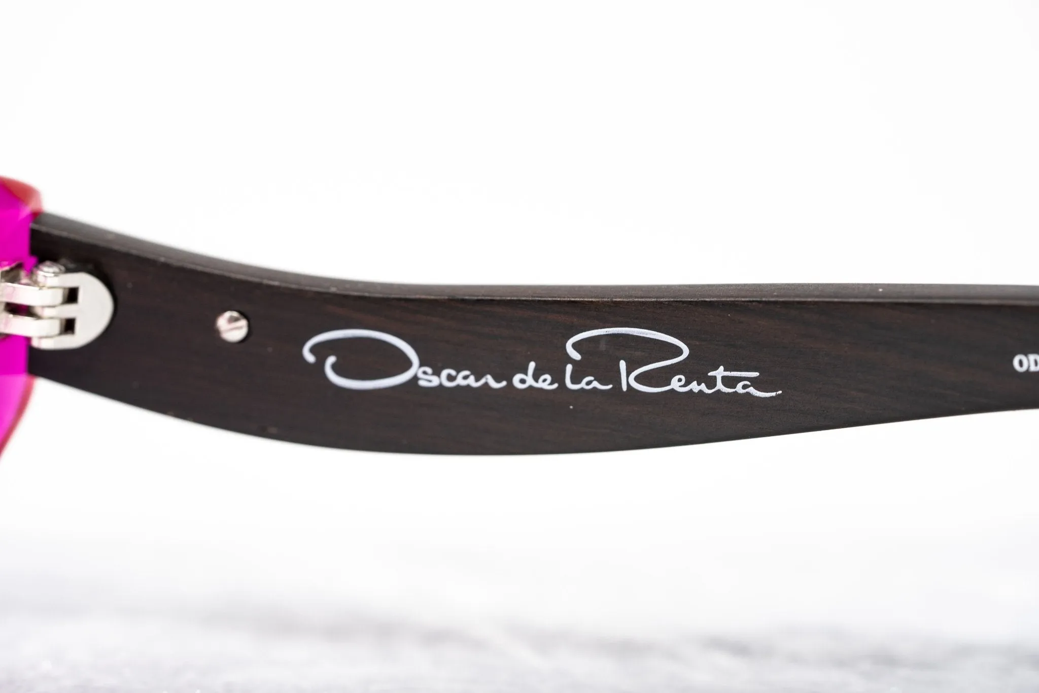 Oscar De La Renta Eyeglasses Cat Eye Pink and Clear