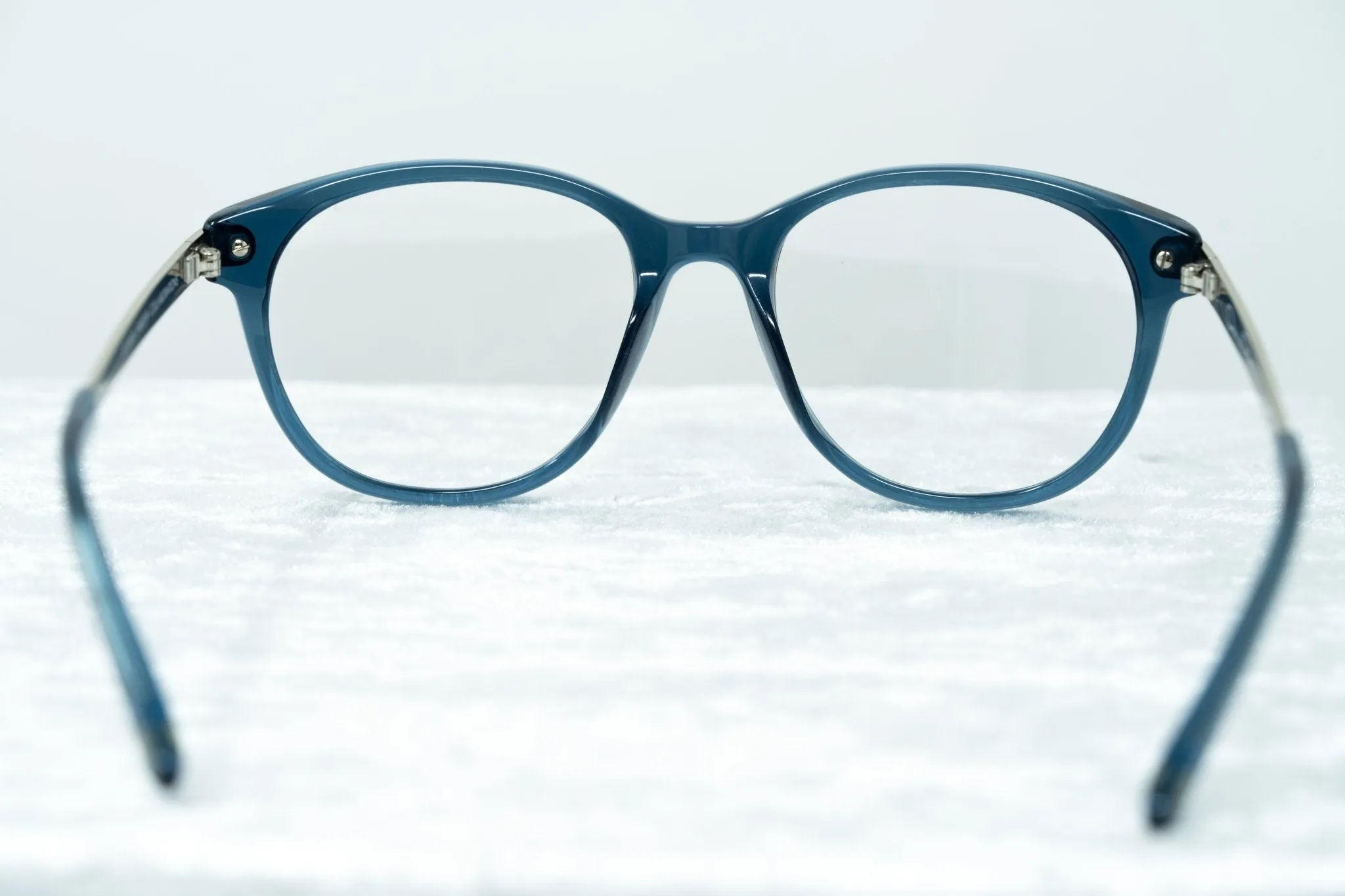 Oscar De La Renta Eyeglasses  Oval Blue and Clear
