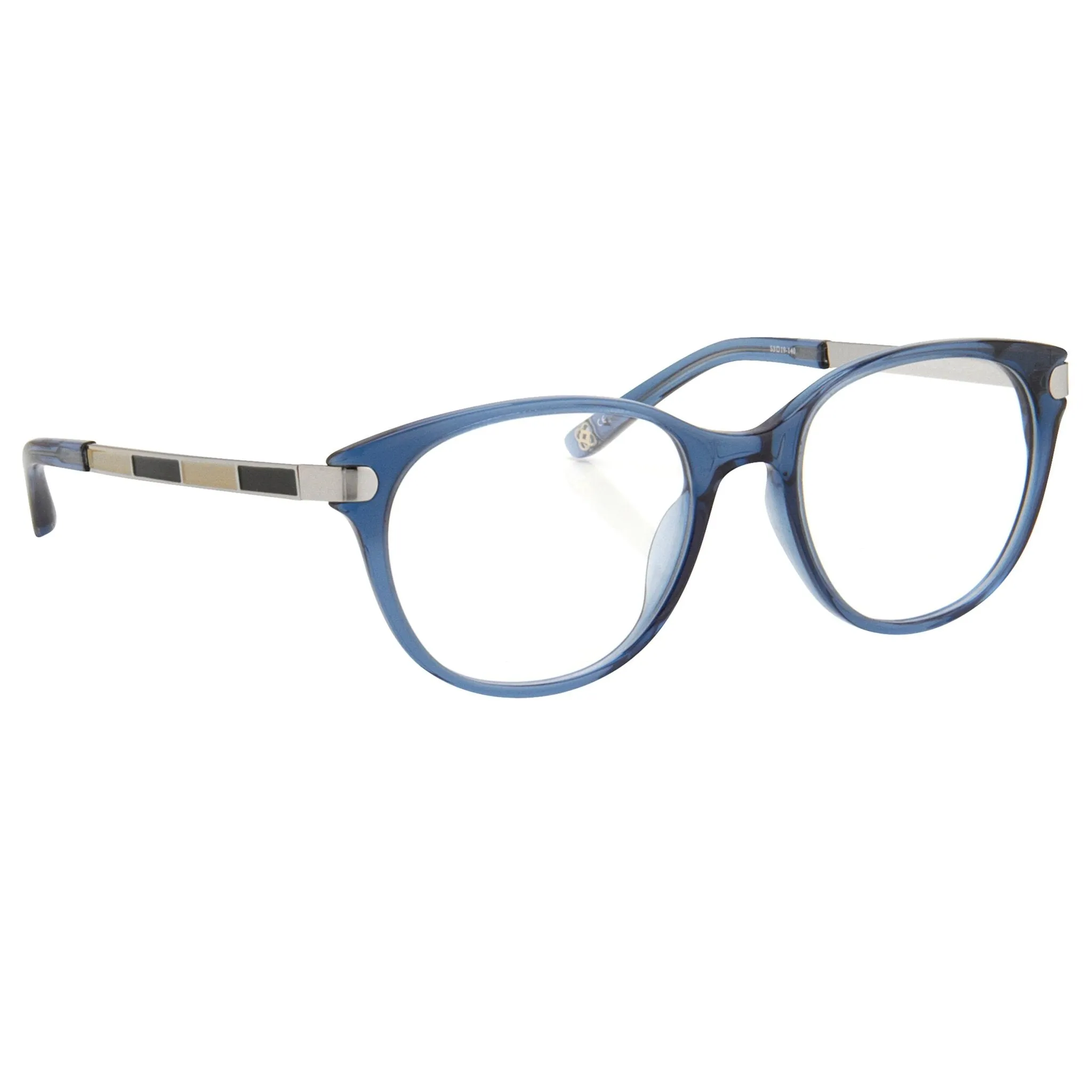 Oscar De La Renta Eyeglasses  Oval Blue and Clear