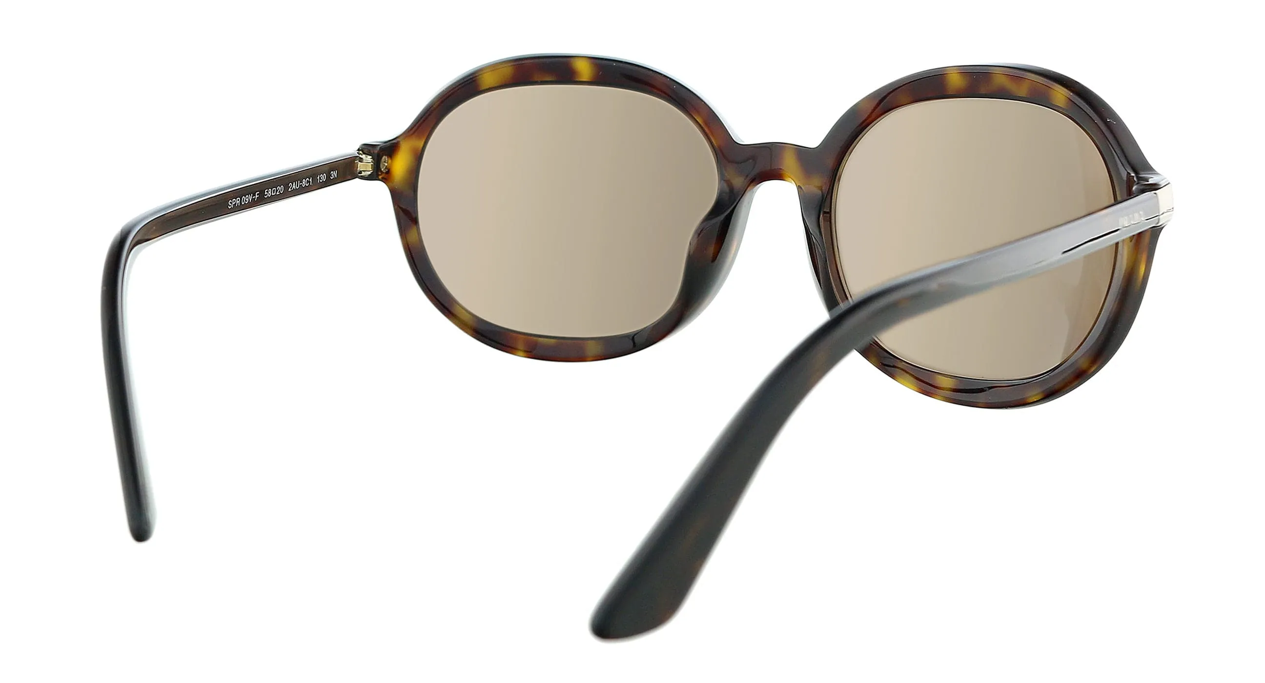 Prada 0PR 09VSF 2AU8C1  Havana Round Sunglasses