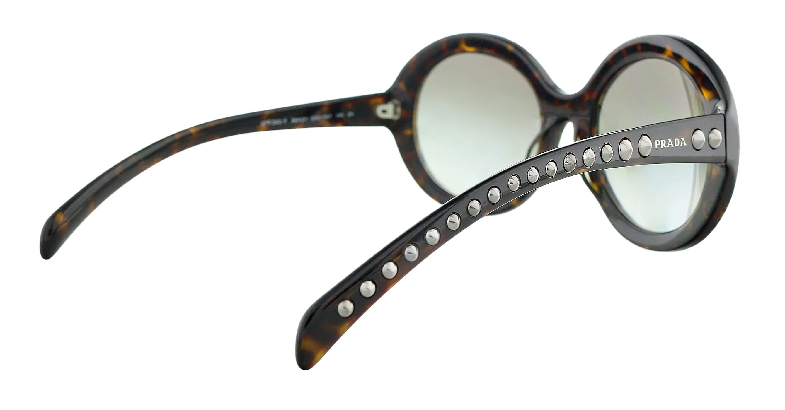 Prada 0PR 29QSF 2AU0A7 Havana Round Sunglasses