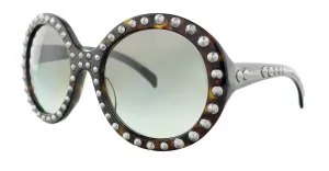 Prada 0PR 29QSF 2AU0A7 Havana Round Sunglasses