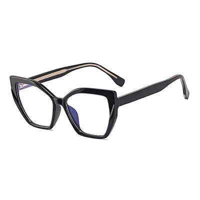 Ralferty Women's Full Rim Square Cat Eye Tr 90 Acetate Eyeglasses F82026