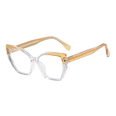 Ralferty Women's Full Rim Square Cat Eye Tr 90 Acetate Eyeglasses F82026