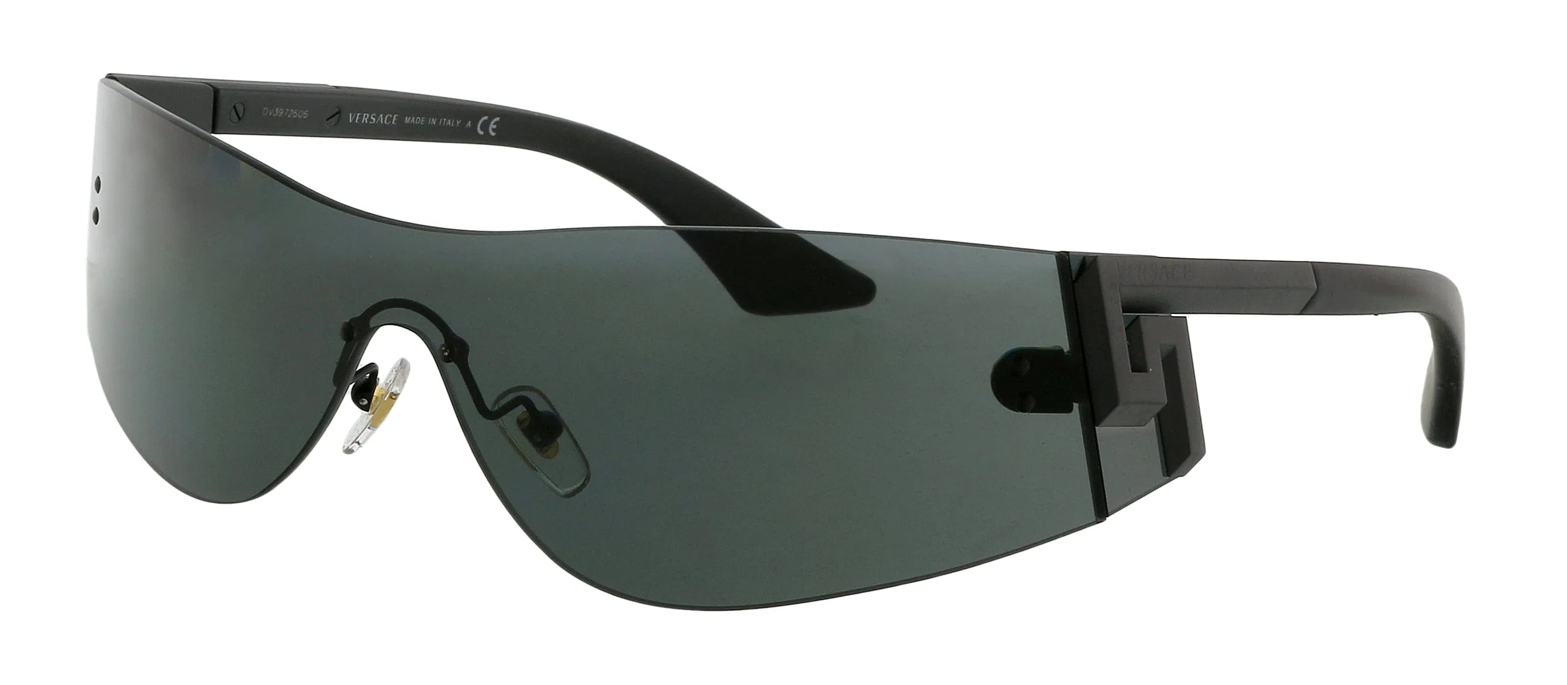 Versace 0VE2241 12568743 Shield Full rim Grey Sunglasses