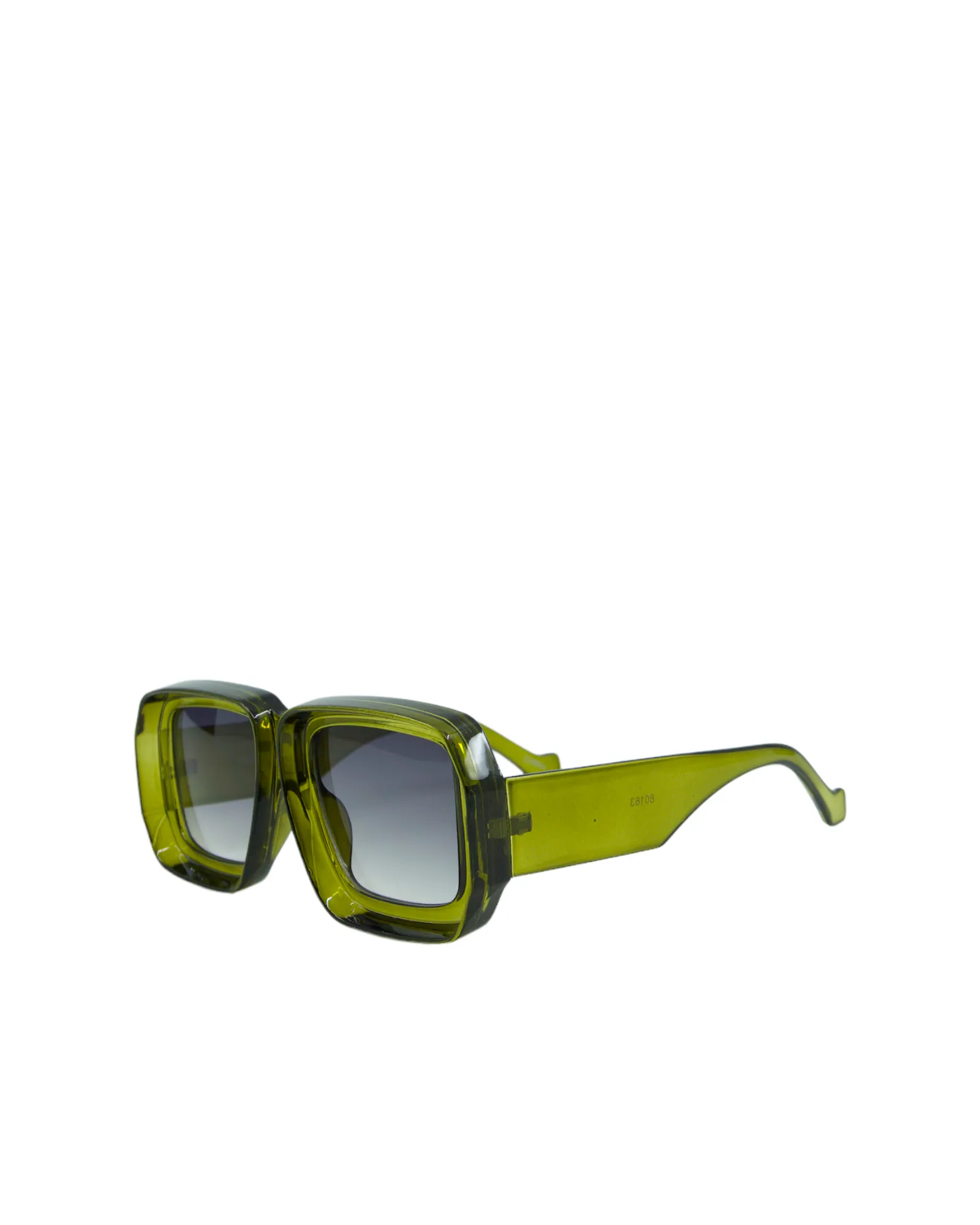 Zelda Oversized Tube Square Sunglasses