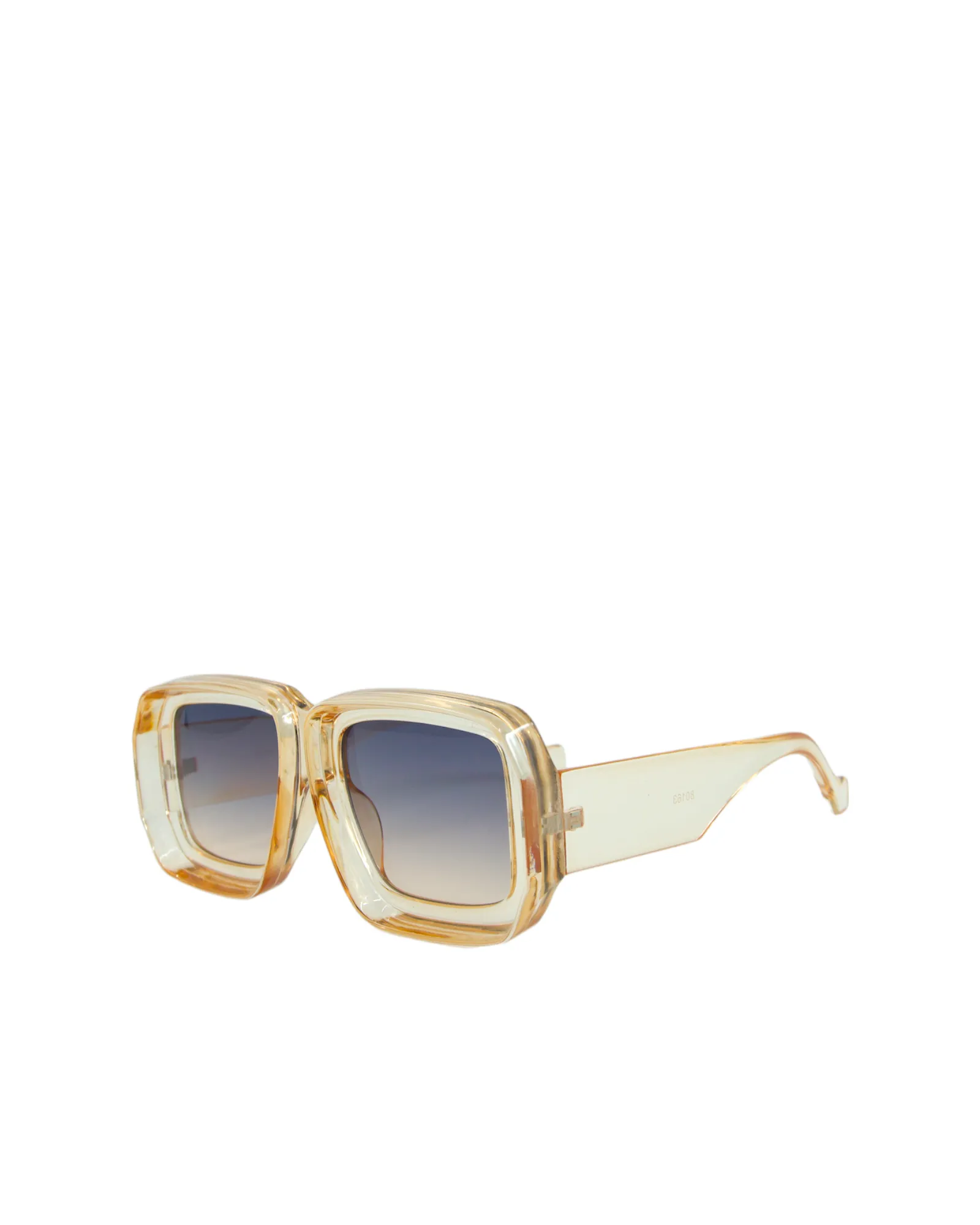 Zelda Oversized Tube Square Sunglasses